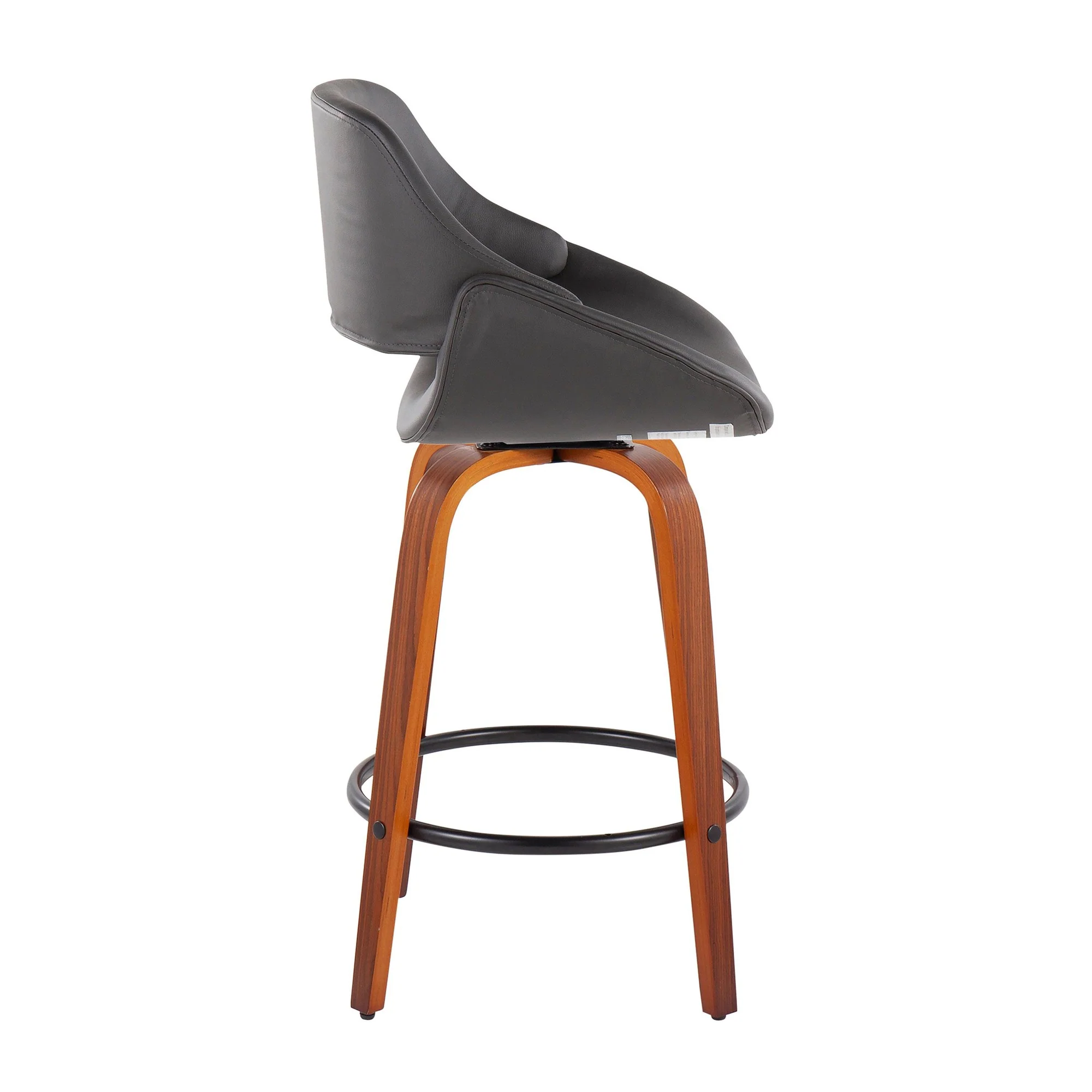 Fabrico Fixed-Height Counter Stool - Set of 2 Black By LumiSource - B26-FBCOPU-SWVQ2 WLBK2 - Image 19