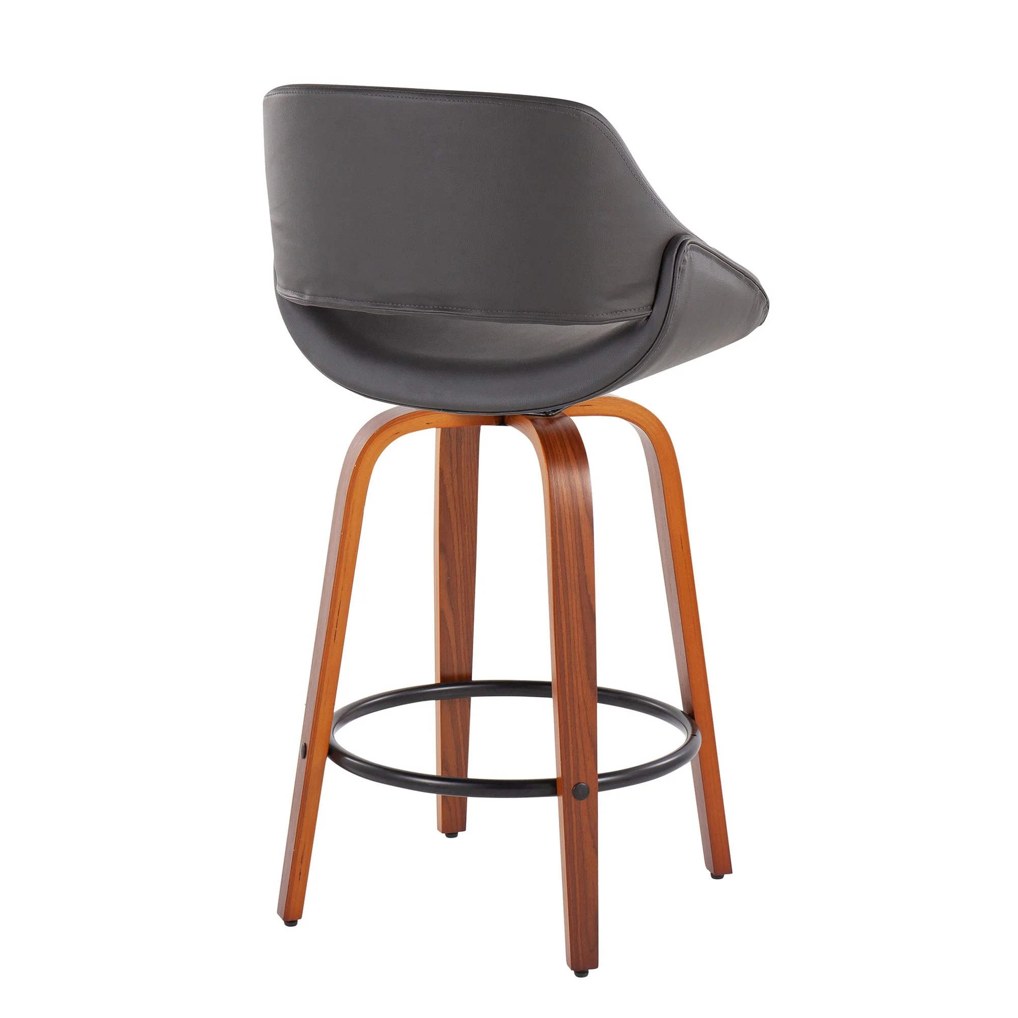 Fabrico Fixed-Height Counter Stool - Set of 2 Black By LumiSource - B26-FBCOPU-SWVQ2 WLBK2 - Image 20
