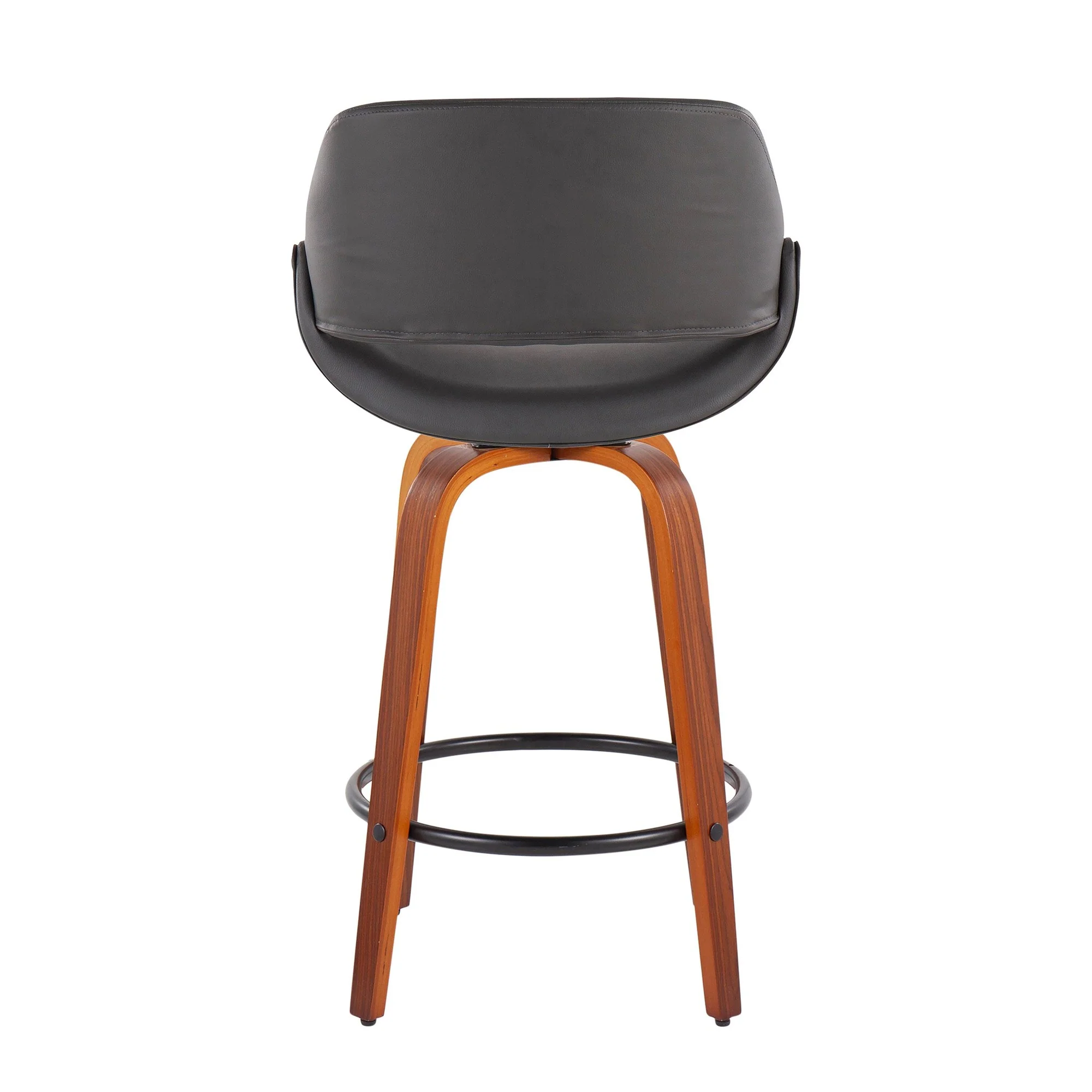 Fabrico Fixed-Height Counter Stool - Set of 2 Black By LumiSource - B26-FBCOPU-SWVQ2 WLBK2 - Image 21