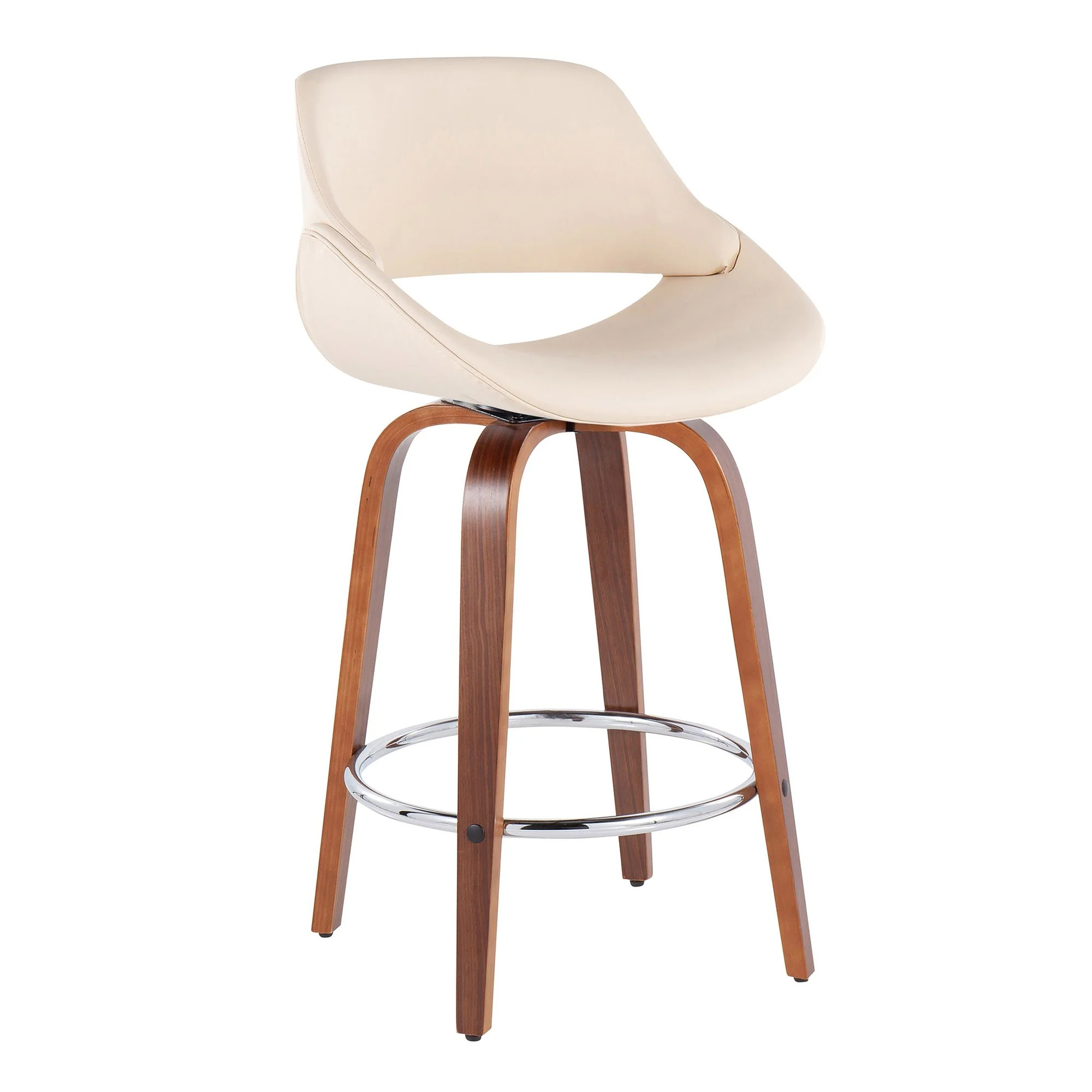 Fabrico Fixed-Height Counter Stool - Set of 2 Black By LumiSource - B26-FBCOPU-SWVR2 WLBK2 - Image 11