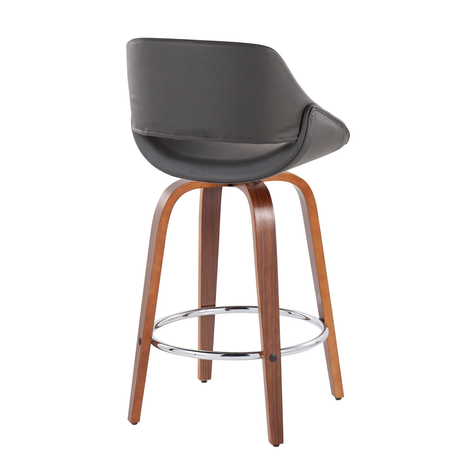 Fabrico Fixed-Height Counter Stool - Set of 2 Black By LumiSource - B26-FBCOPU-SWVR2 WLBK2 - Image 20