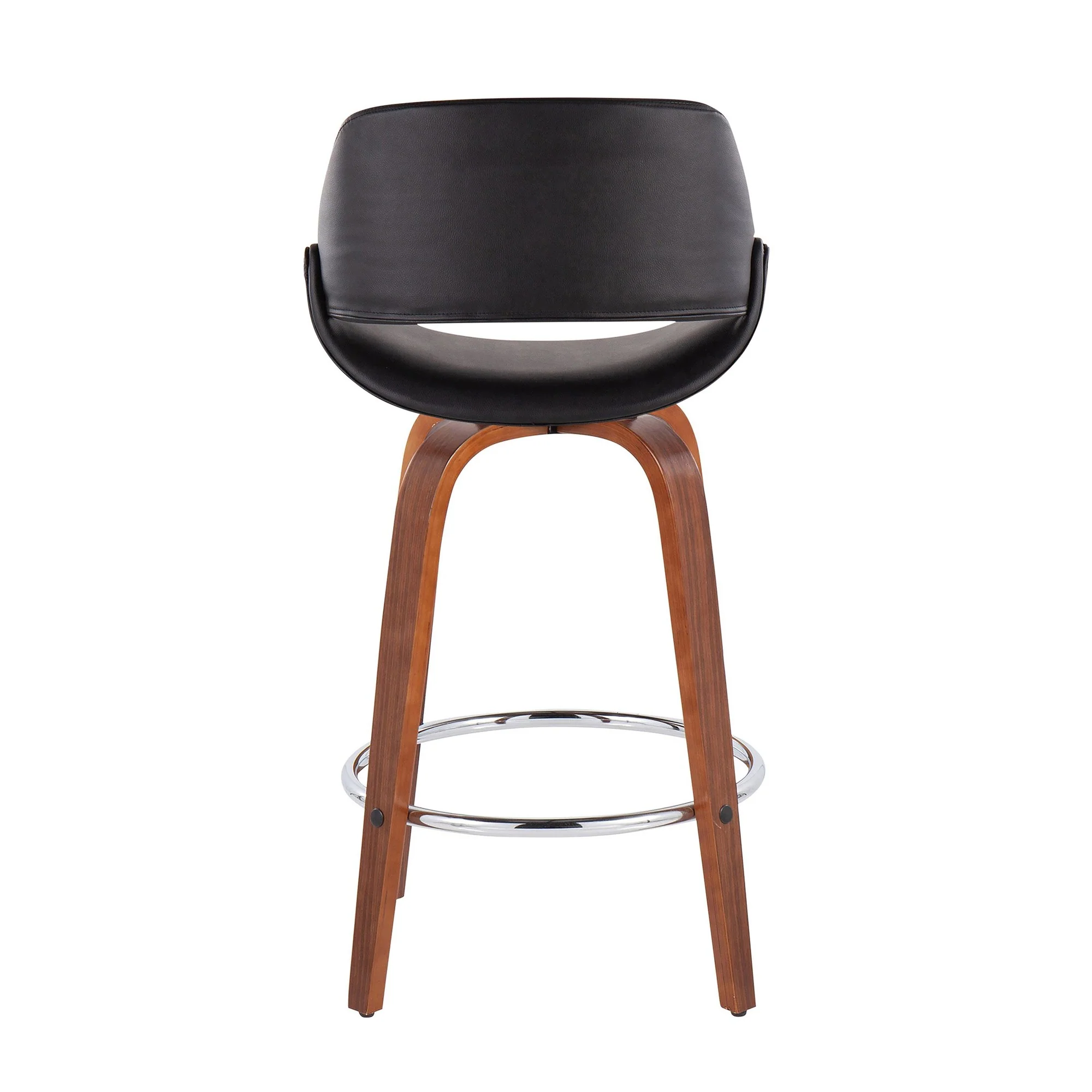 Fabrico Fixed-Height Counter Stool - Set of 2 Black By LumiSource - B26-FBCOPU-SWVR2 WLBK2 - Image 7
