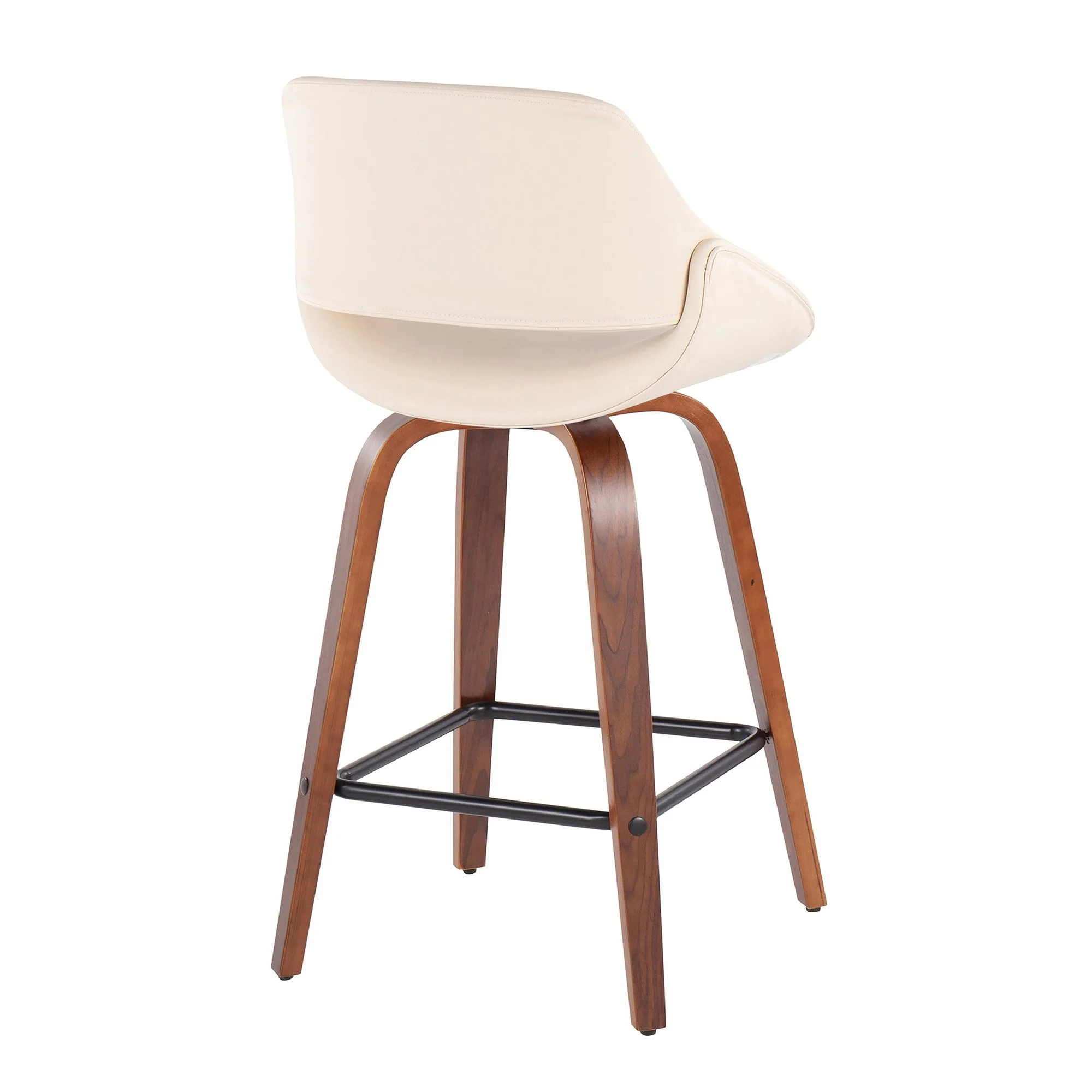 Fabrico Fixed-Height Counter Stool - Set of 2 Black By LumiSource - B26-FBCOPU-SWVX2 WLBK2 - Image 13