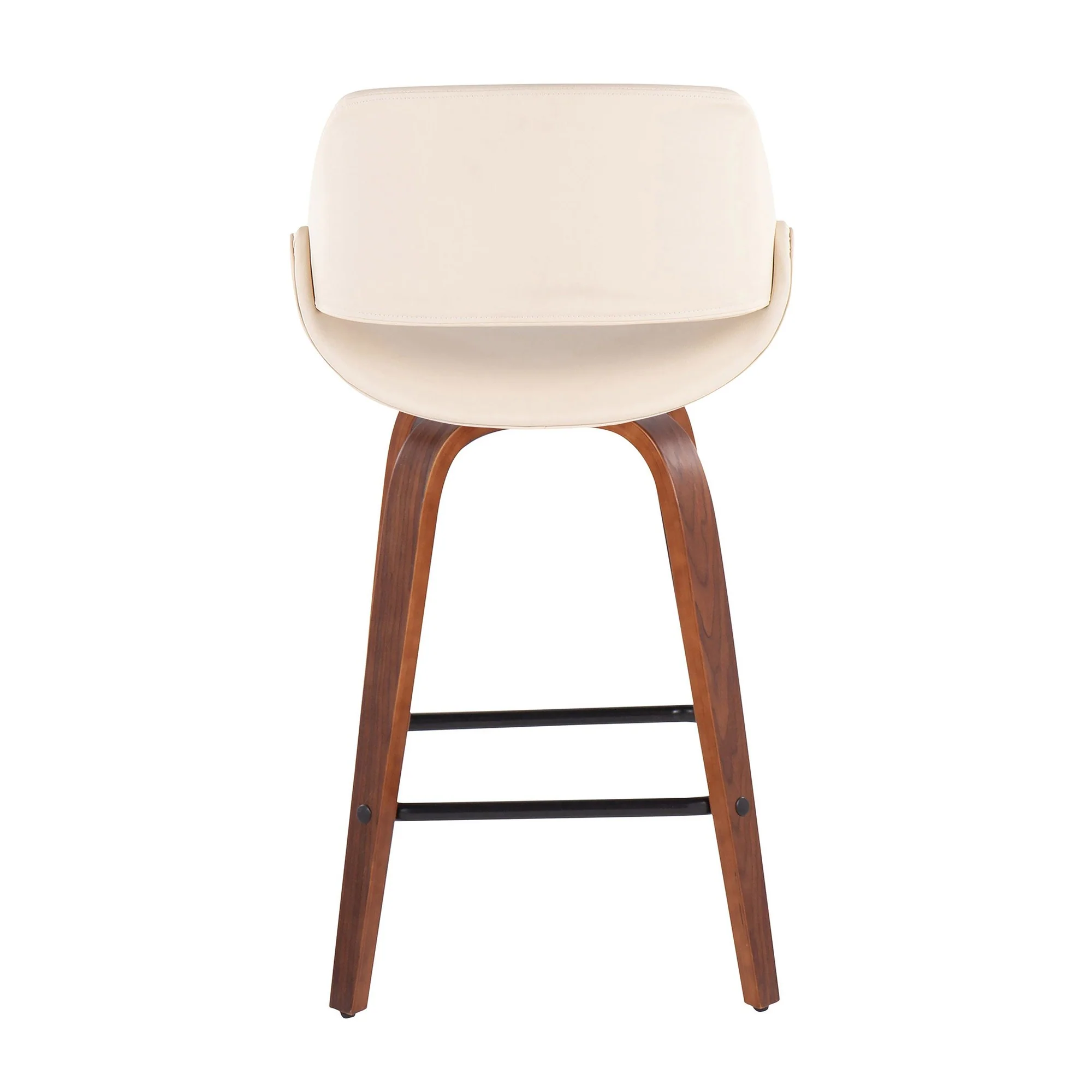 Fabrico Fixed-Height Counter Stool - Set of 2 Black By LumiSource - B26-FBCOPU-SWVX2 WLBK2 - Image 14