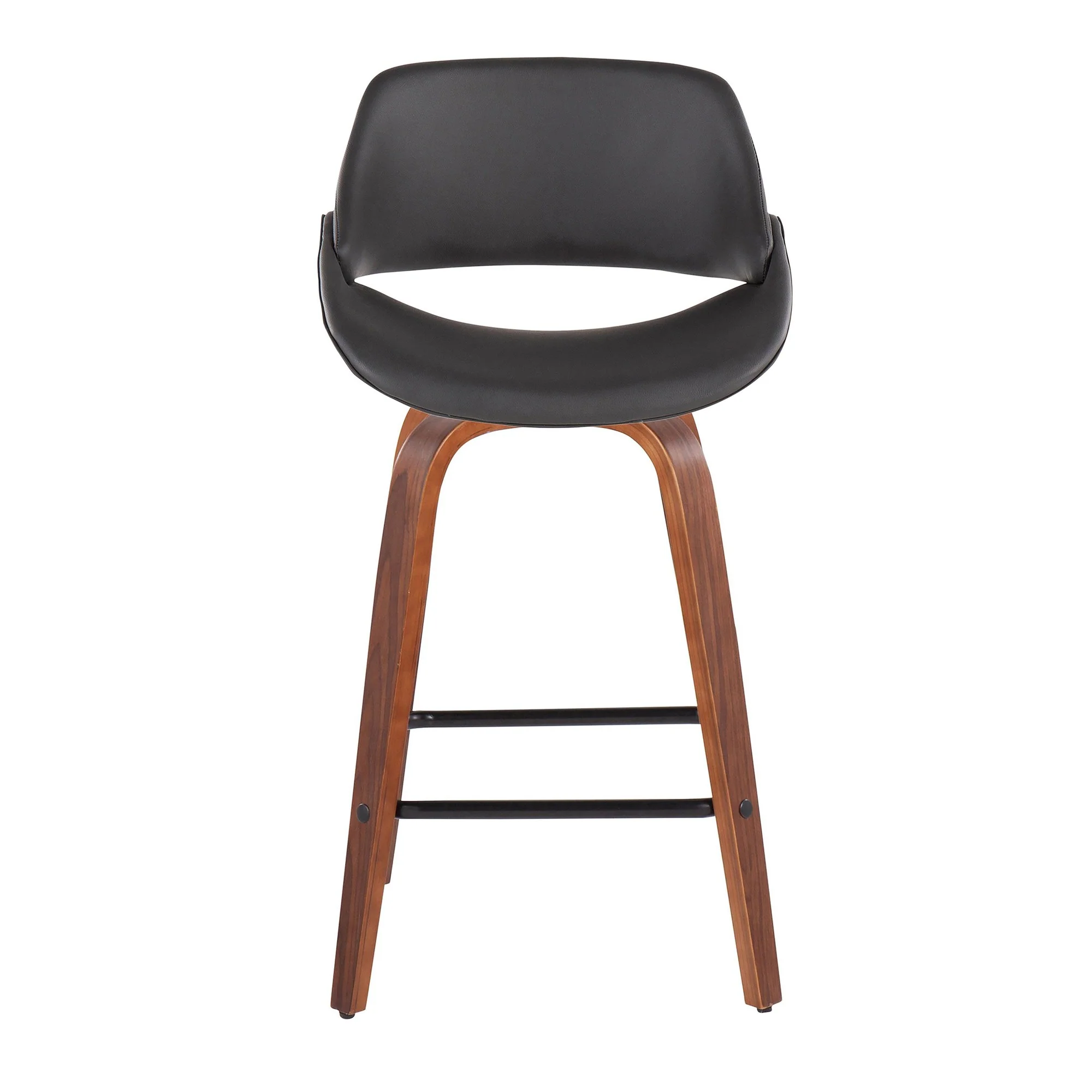 Fabrico Fixed-Height Counter Stool - Set of 2 Black By LumiSource - B26-FBCOPU-SWVX2 WLBK2 - Image 16
