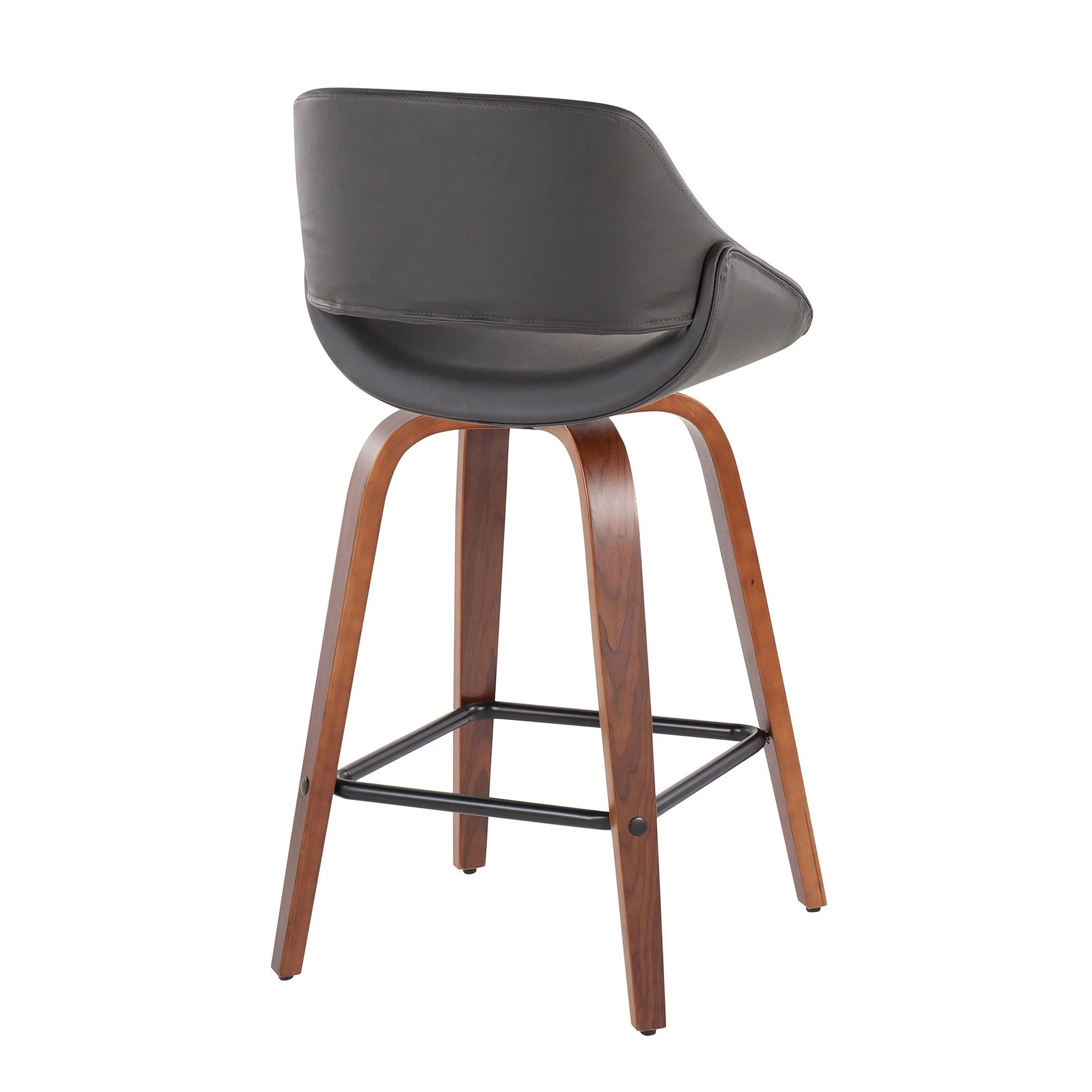 Fabrico Fixed-Height Counter Stool - Set of 2 Black By LumiSource - B26-FBCOPU-SWVX2 WLBK2 - Image 20