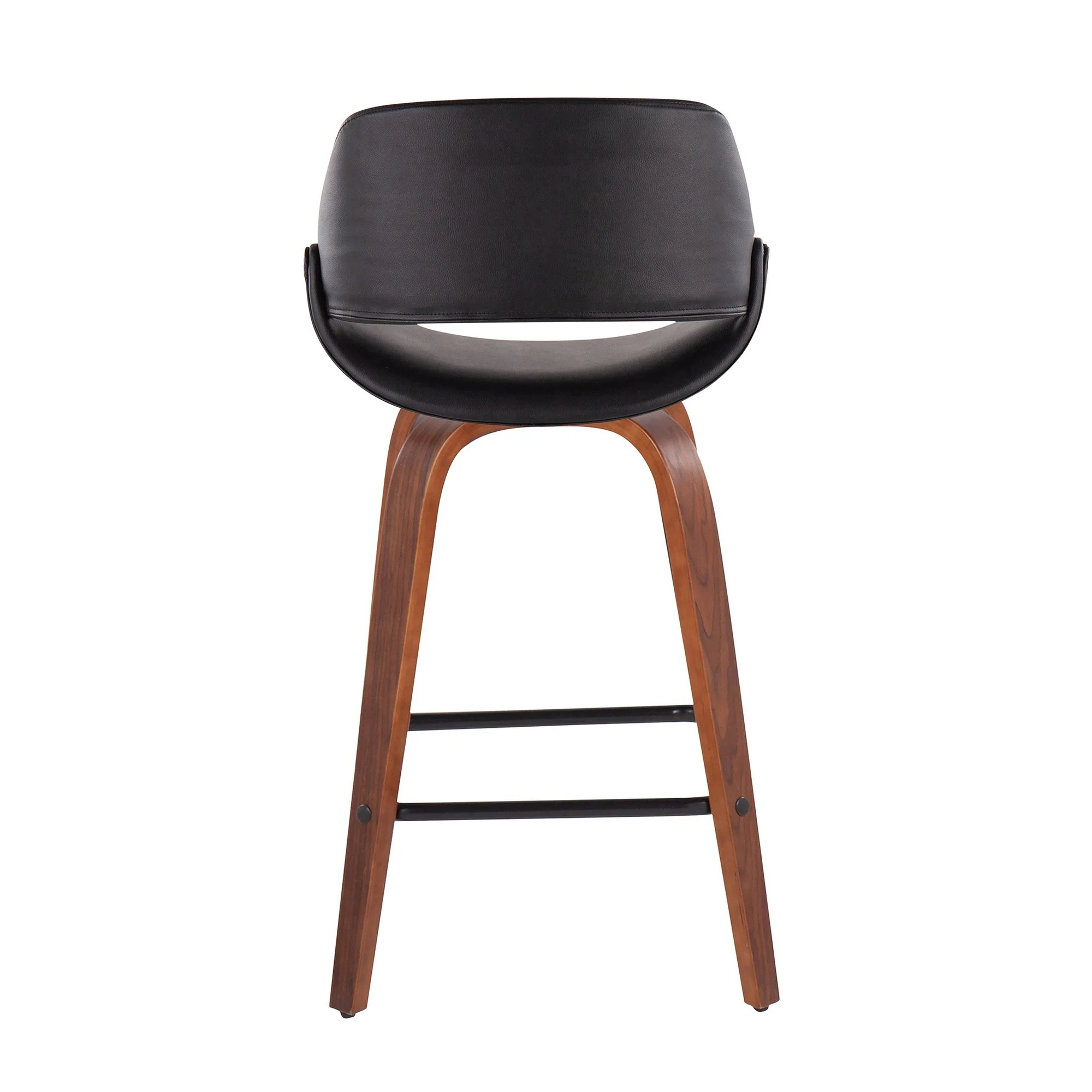 Fabrico Fixed-Height Counter Stool - Set of 2 Black By LumiSource - B26-FBCOPU-SWVX2 WLBK2 - Image 7