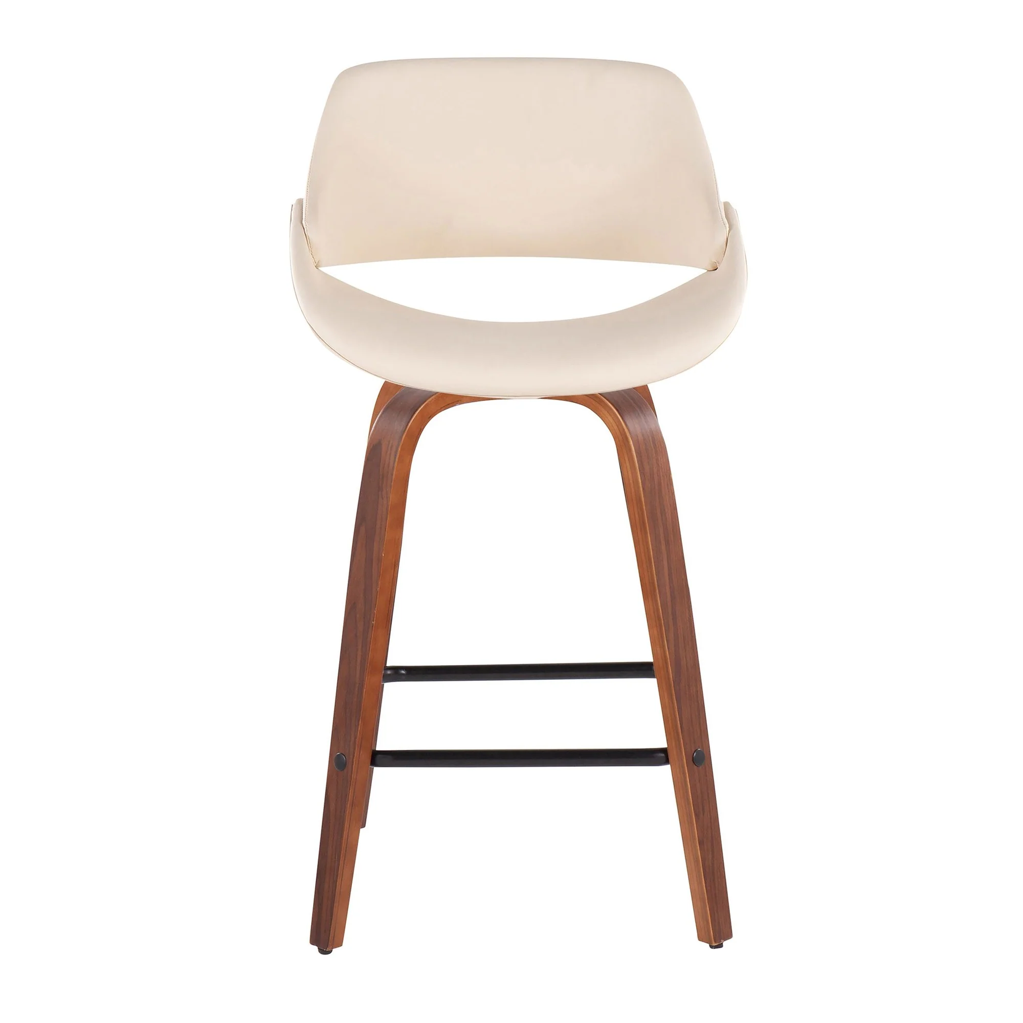 Fabrico Fixed-Height Counter Stool - Set of 2 Black By LumiSource - B26-FBCOPU-SWVX2 WLBK2 - Image 9