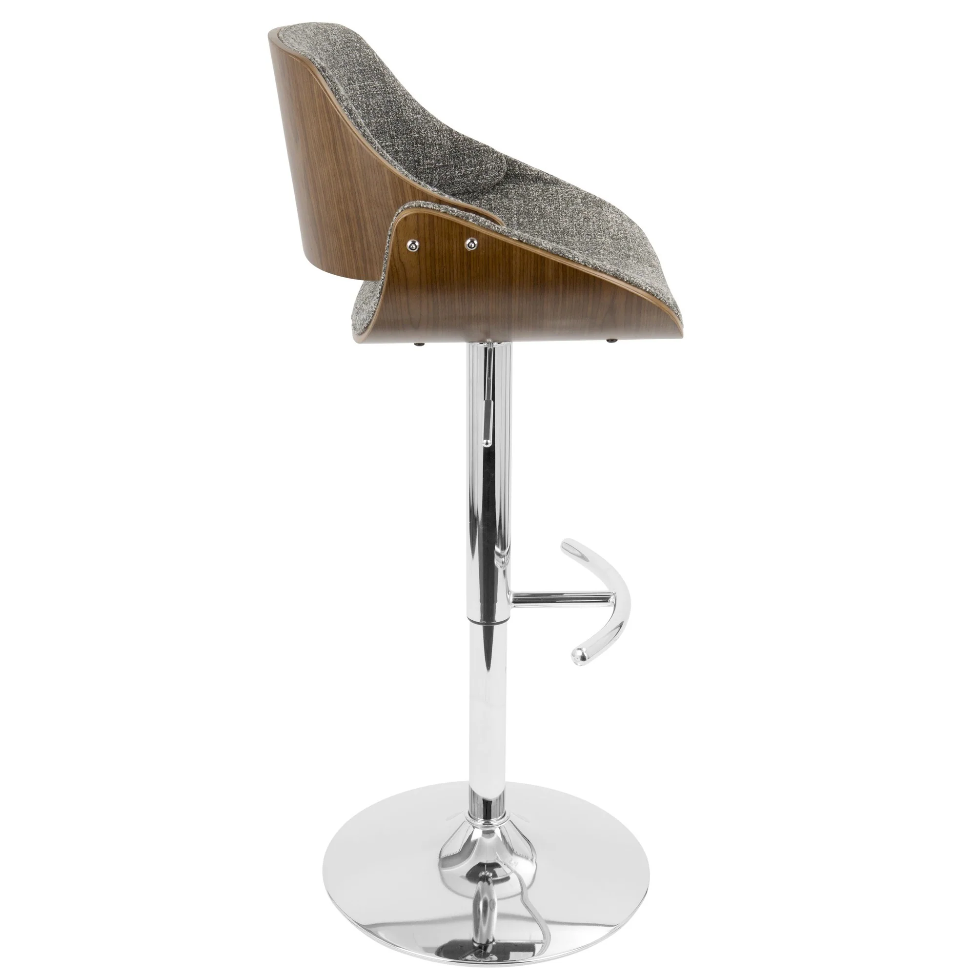 Fabrizzi Adjustable Barstool - Set of 2 Blue By LumiSource - Image 20