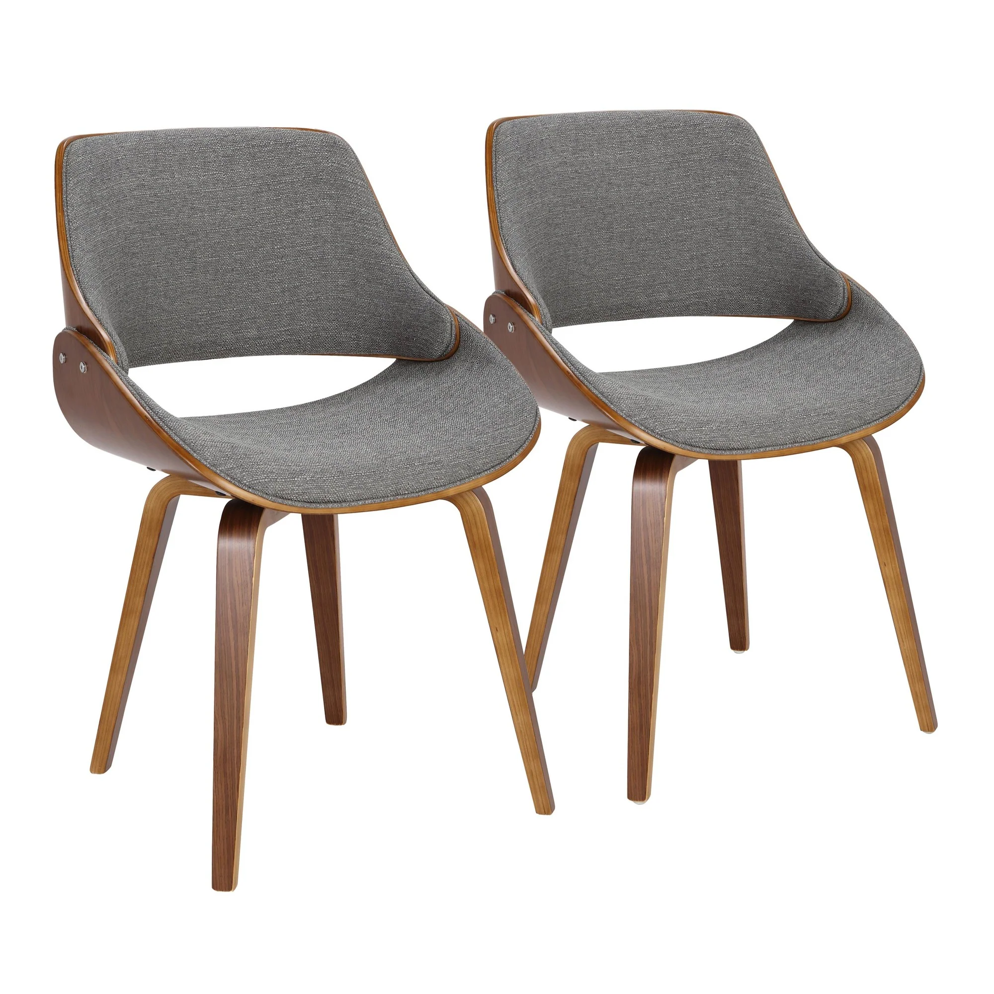 Fabrizzi Chair - Set of 2 Gray By LumiSource - Image 2