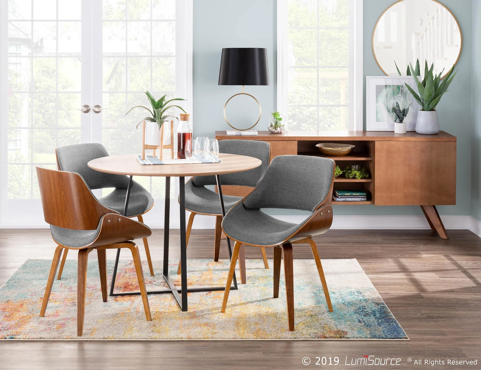 Fabrizzi Chair - Set of 2 Gray By LumiSource - Image 6