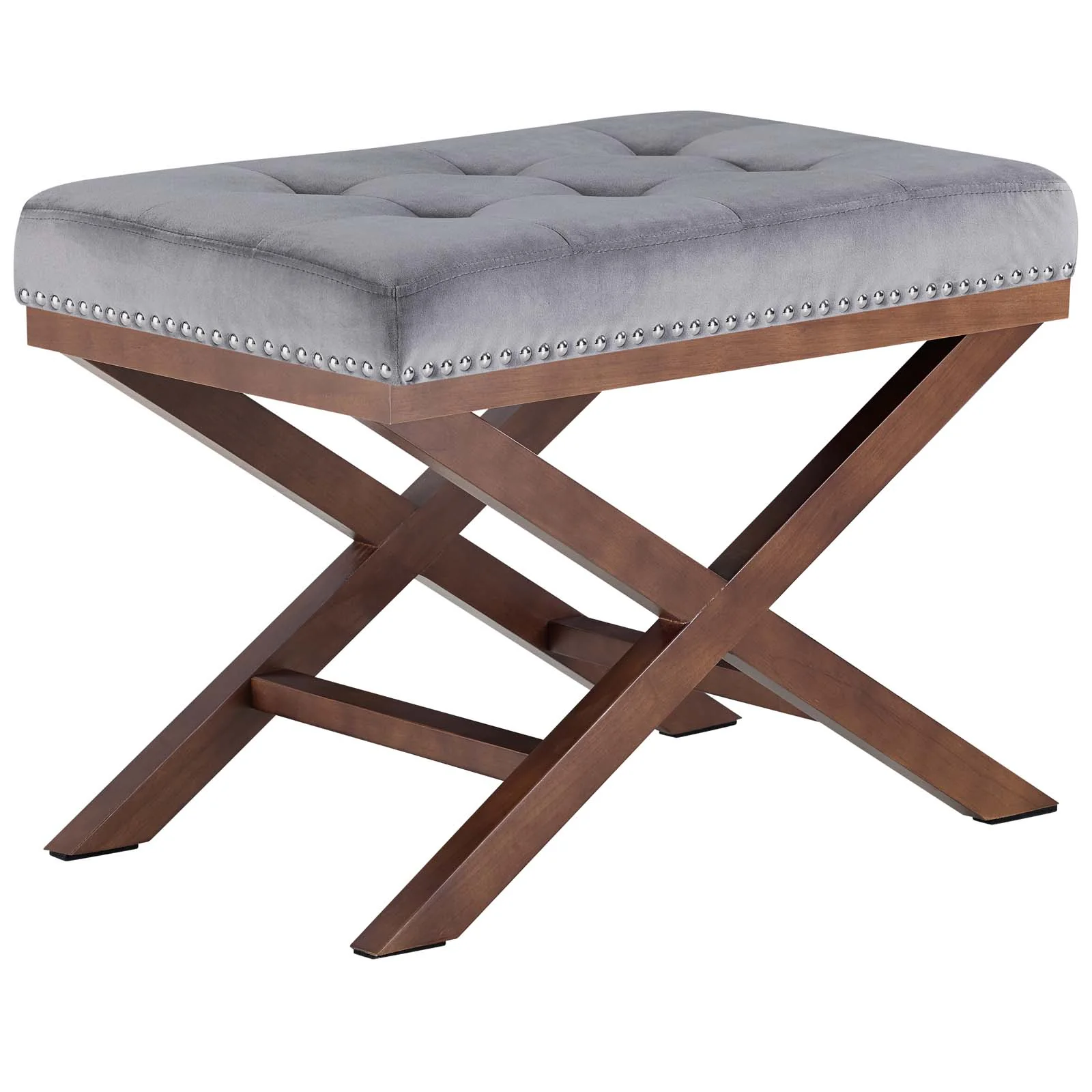 Facet Velvet Bench By Modway - EEI-2571 - Image 2