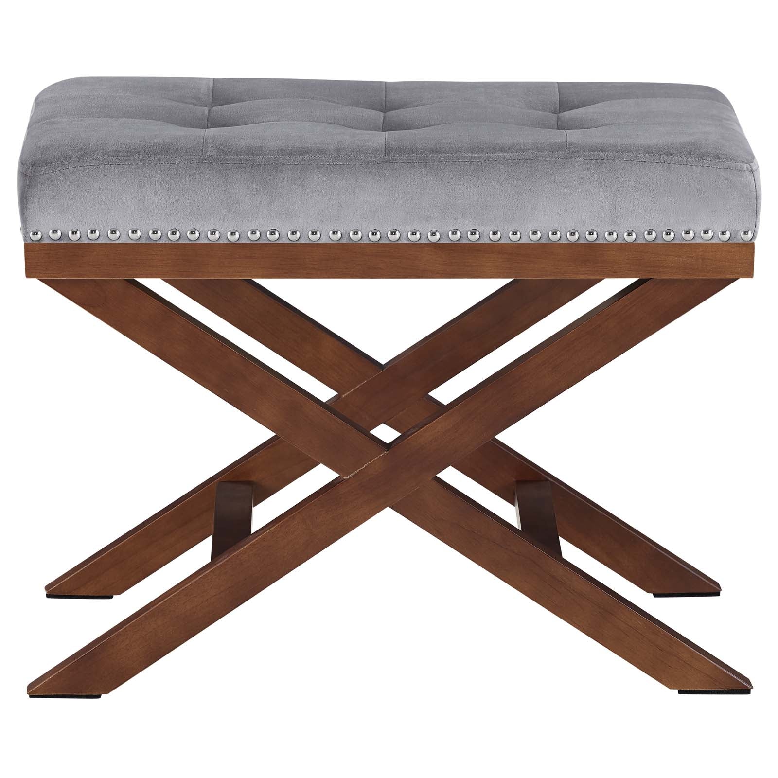 Facet Velvet Bench By Modway - EEI-2571 - Image 4