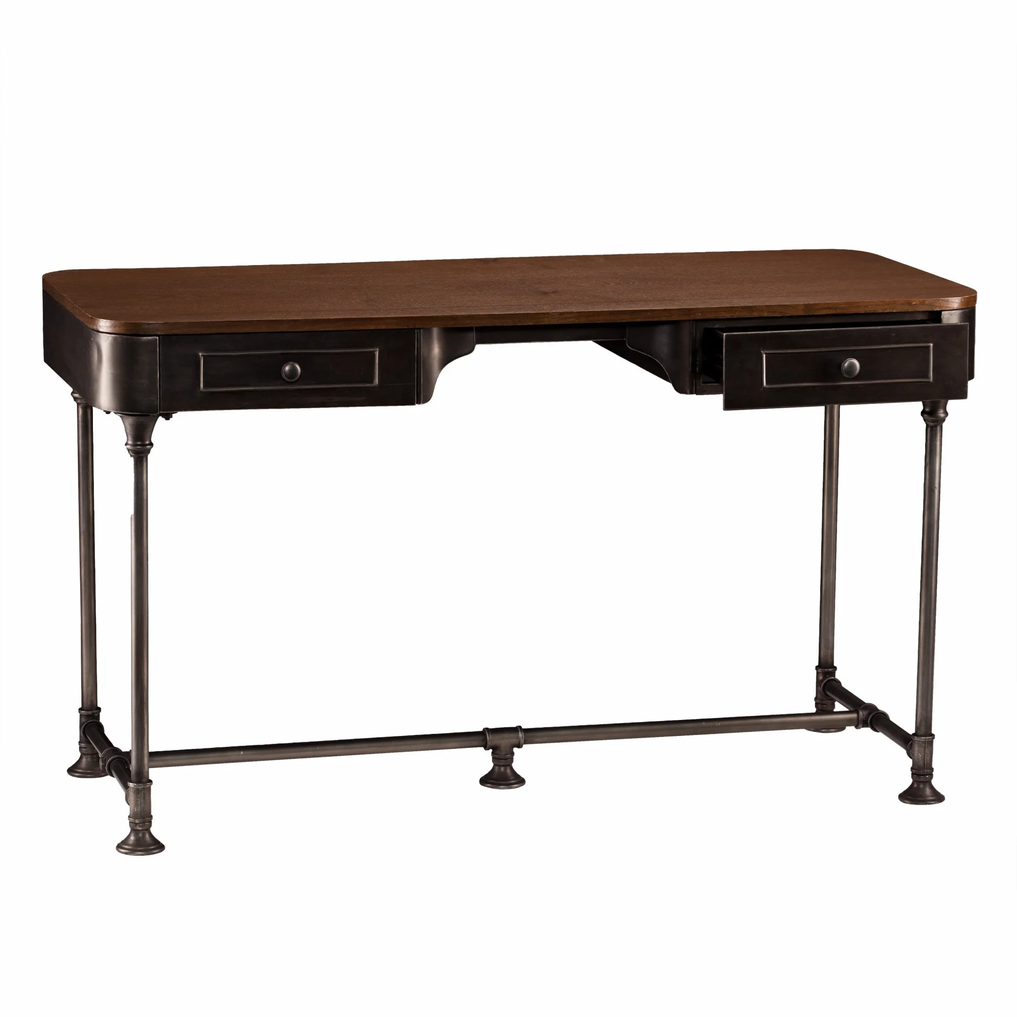 Factory Desk with Drawers By Homeroots - Image 7