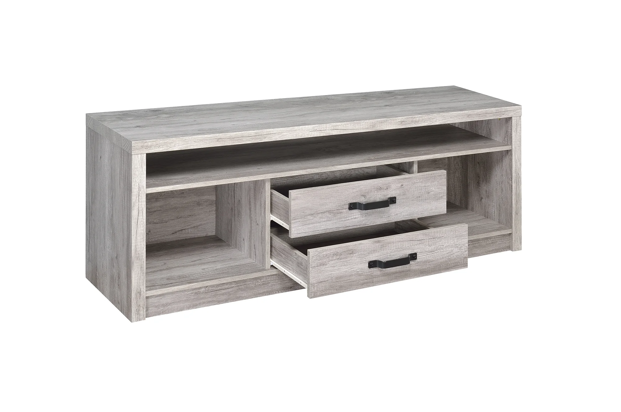 Fantastic Gray Driftwood Tv Console By Benzara - Image 2