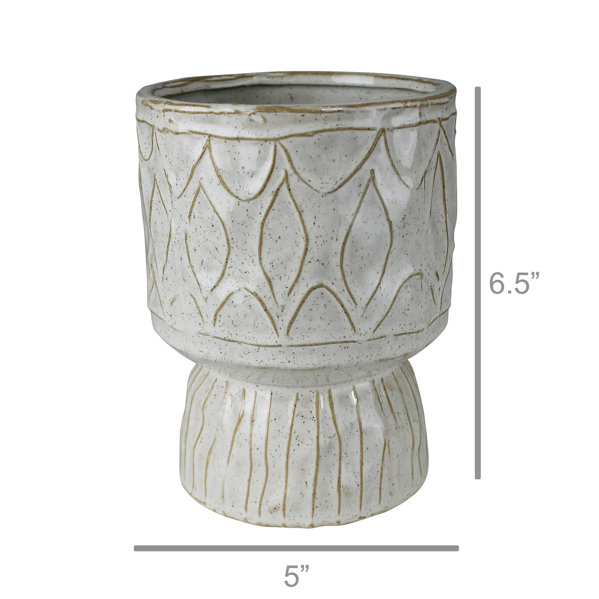 Farallon Vase, Ceramic - Large Set Of 2 By HomArt - Image 2