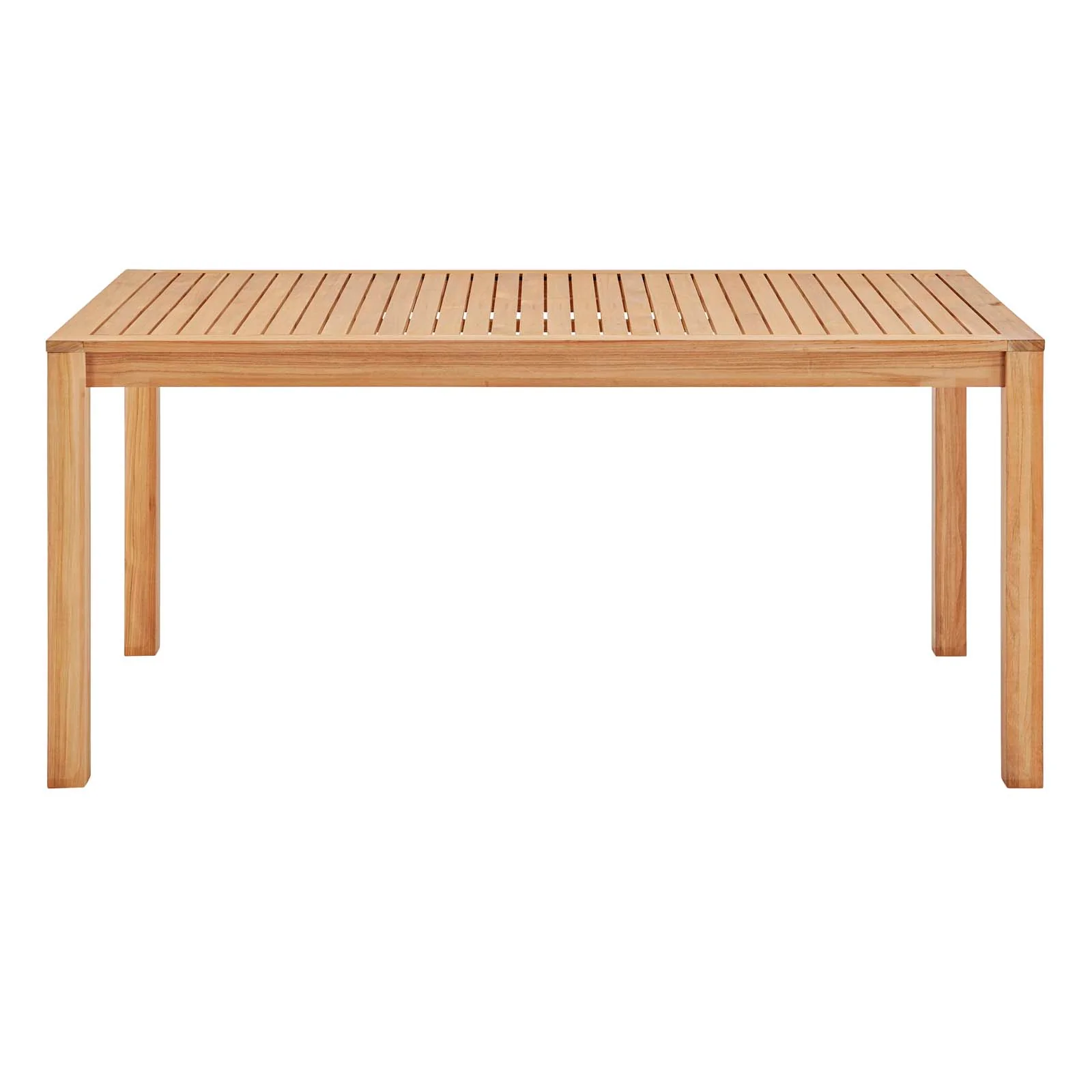Farmstay 63" Rectangle Outdoor Patio Teak Wood Dining Table By Modway - EEI-3719 - Image 3