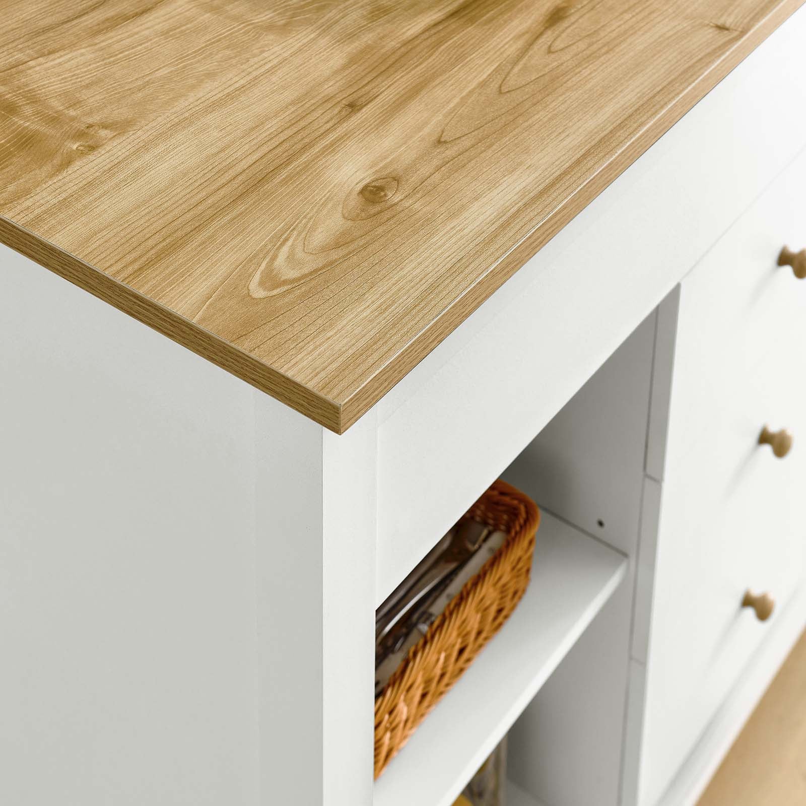 Farmstead Kitchen Island By Modway - EEI-6728 - Image 4