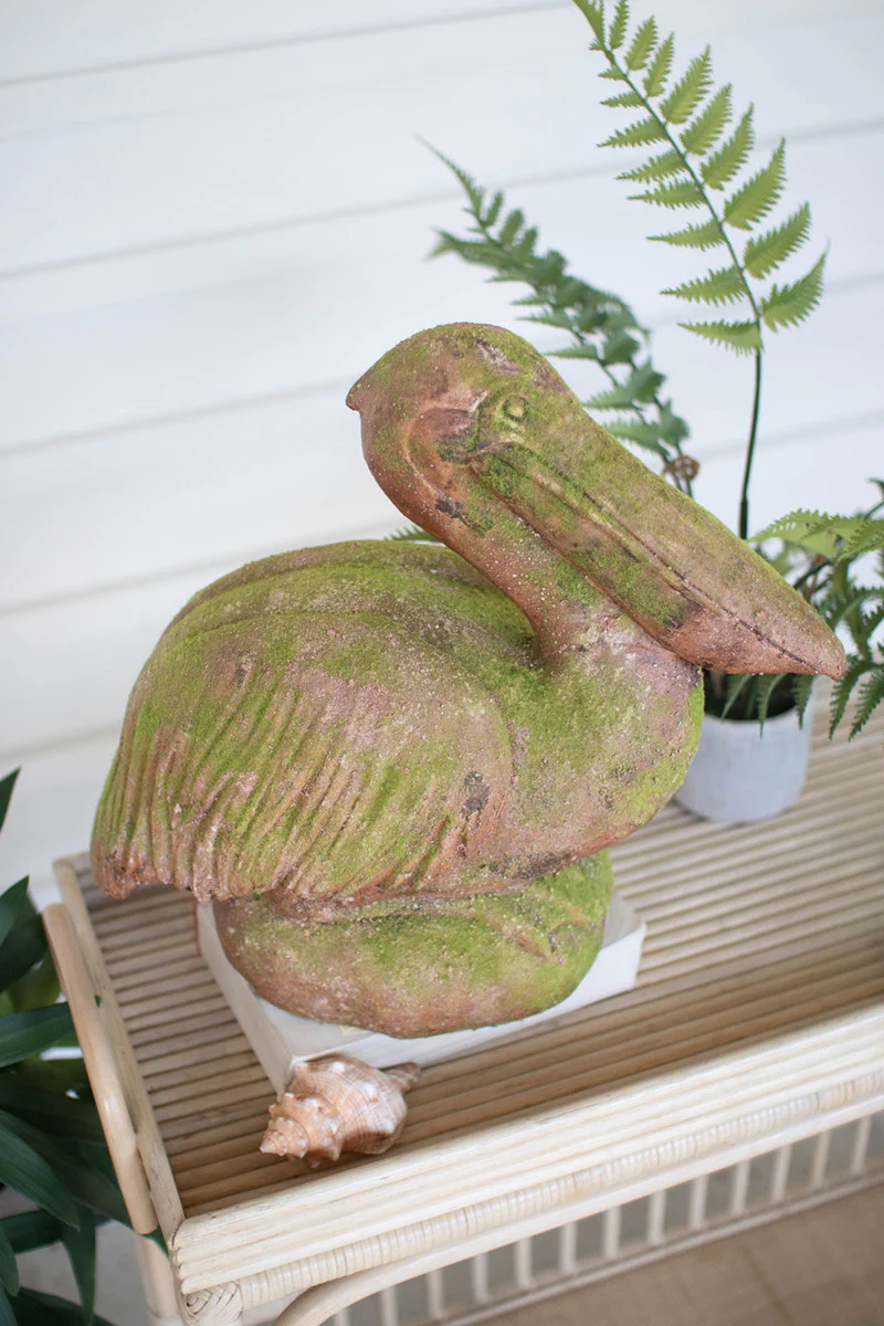Faux Concrete Pelican By Kalalou - Image 2
