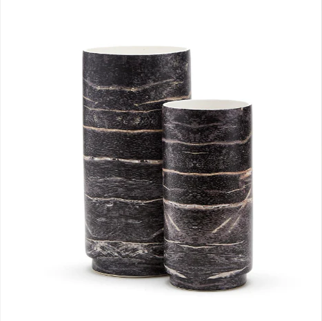 Faux Wood Vase Set Of 4 By Tozai Home - Image 2