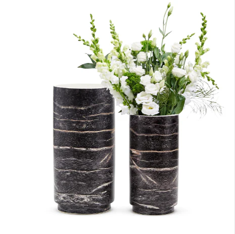 Faux Wood Vase Set Of 4 By Tozai Home - Image 4
