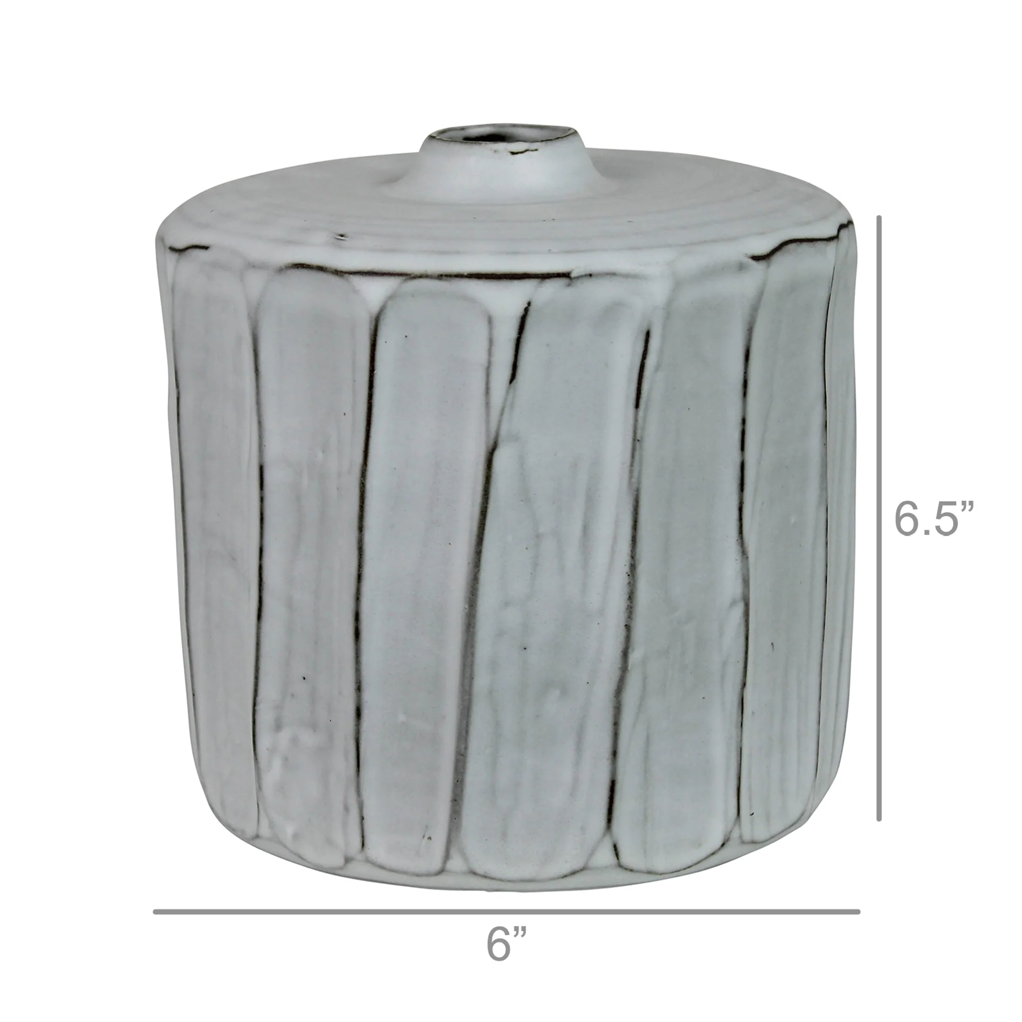 Faye Vase, Ceramic - Small Set Of 2 By HomArt - Image 4