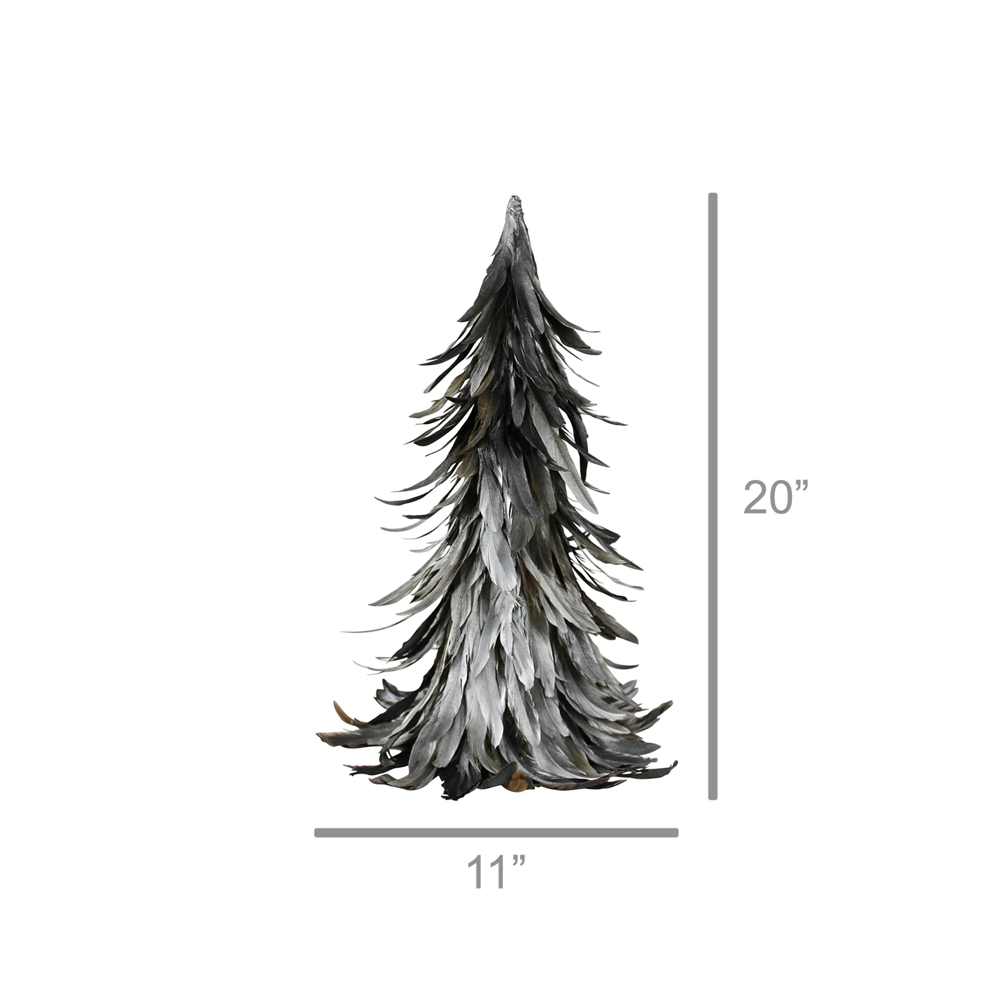 Feather Tree, Silver - Medium By HomArt - Image 2