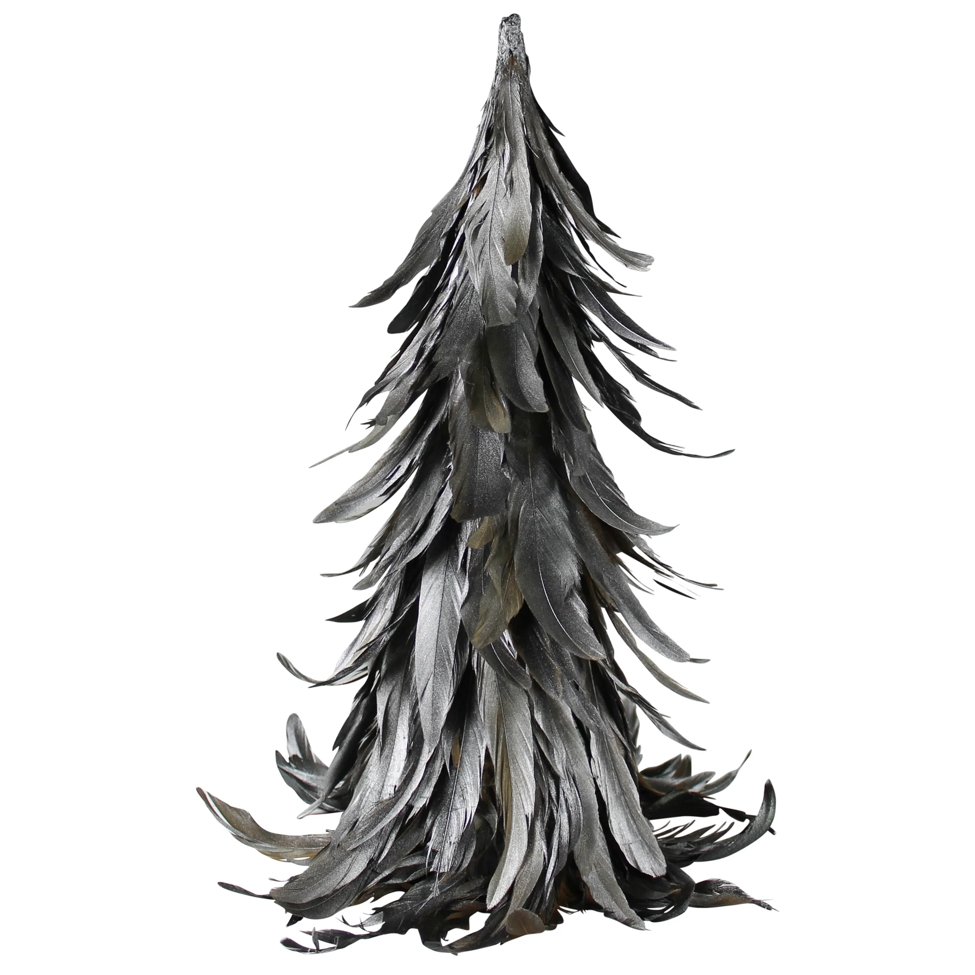Feather Tree, Silver - Small Set Of 2 By HomArt - Image 2