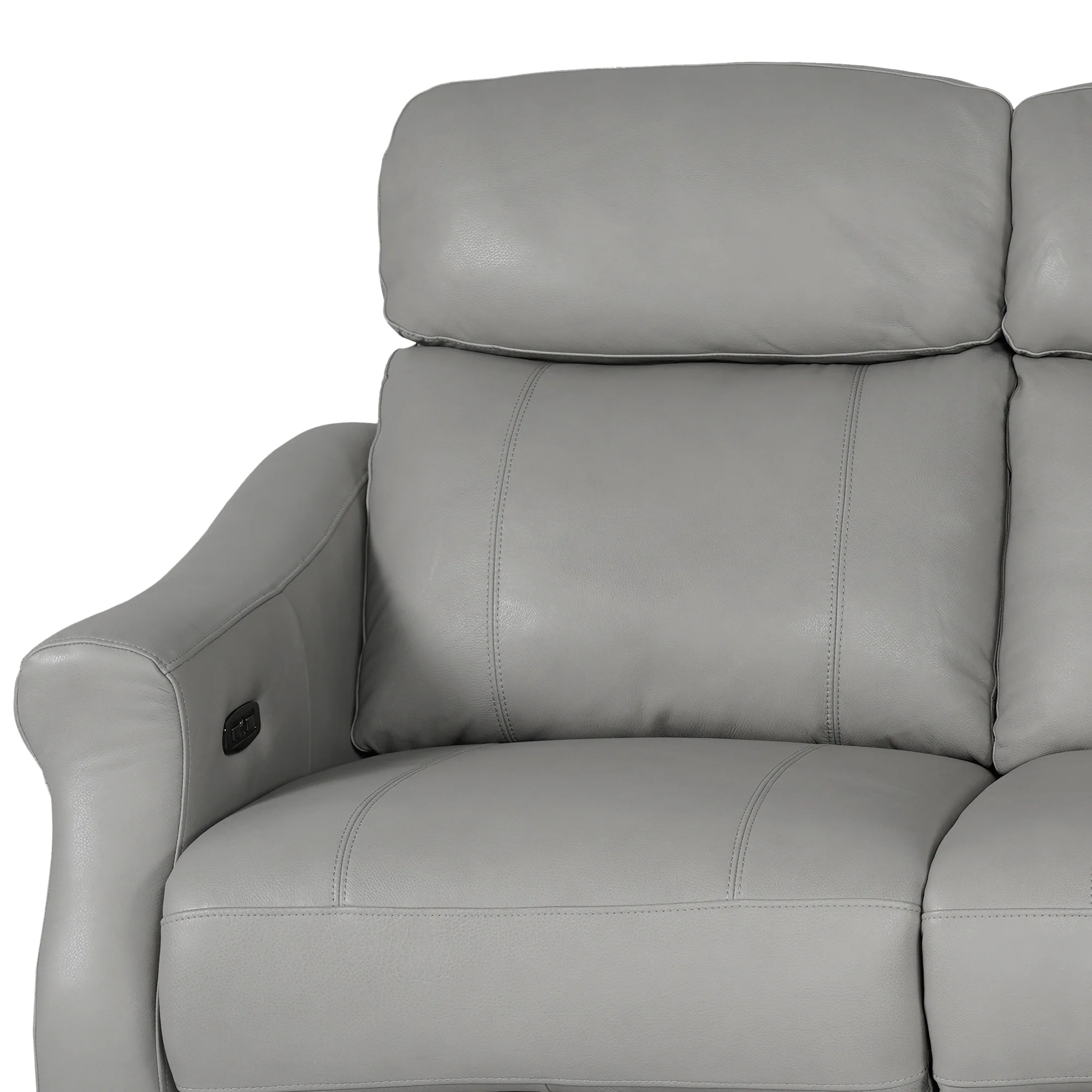 Felicity 84" Zero Gravity Power Reclining Sofa in Chocolate Leather By Armen Living - Image 22