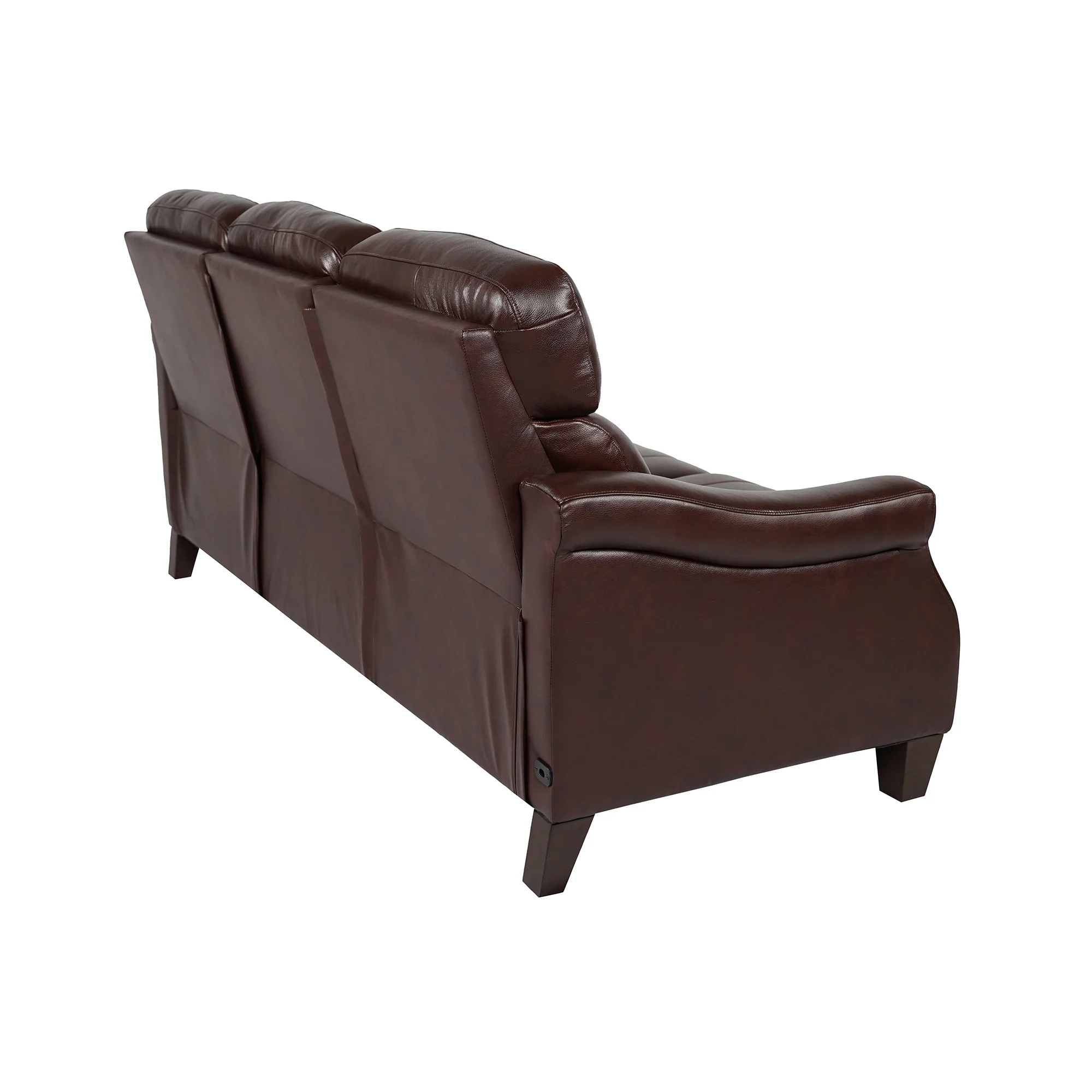 Felicity 84" Zero Gravity Power Reclining Sofa in Chocolate Leather By Armen Living - Image 6