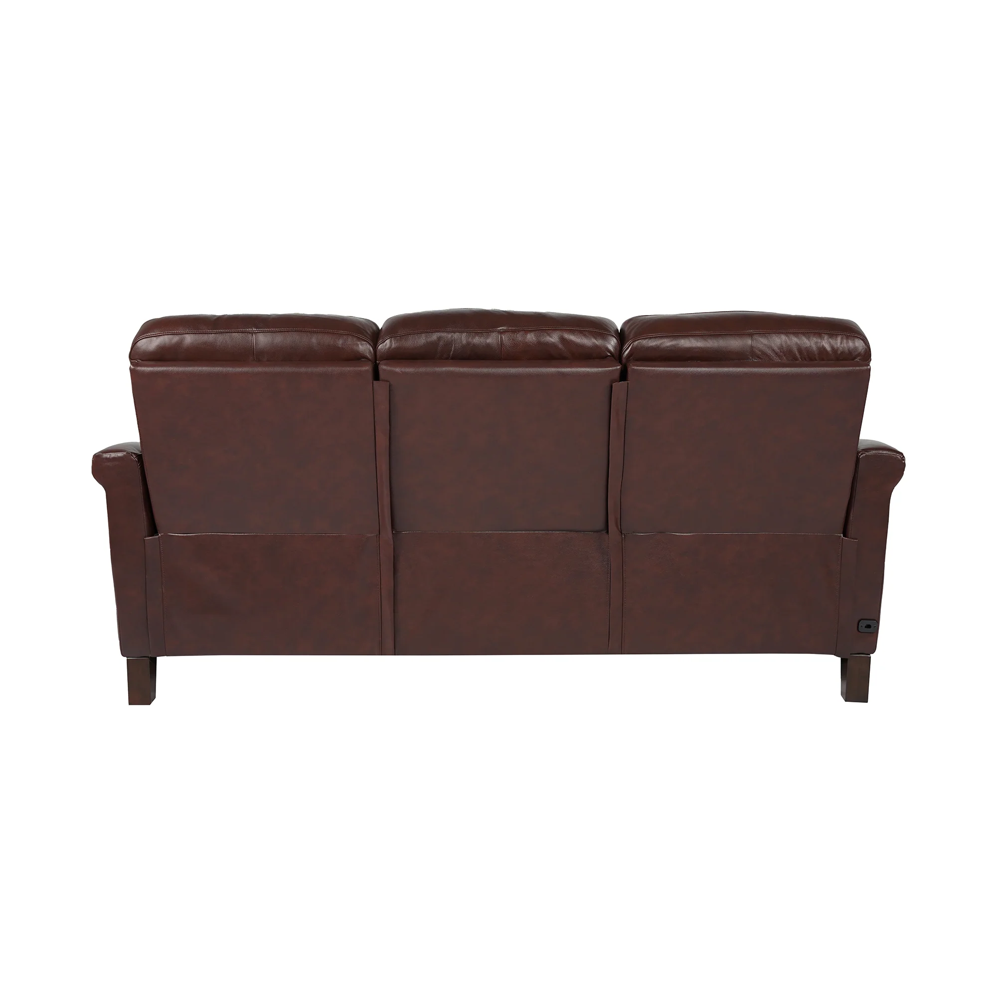 Felicity 84" Zero Gravity Power Reclining Sofa in Chocolate Leather By Armen Living - Image 7