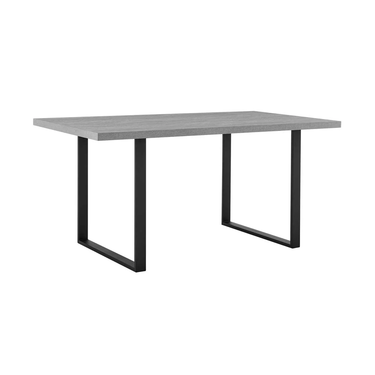 Fenton and Charcoal Monarch 7 Piece Modern Rectangular Dining Set By Armen Living - Image 5