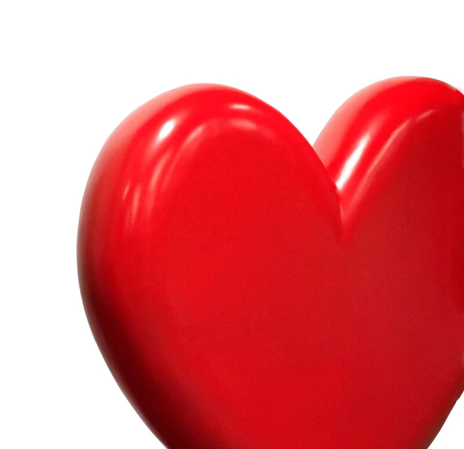 Fiberglass UV  Heart Throb Sculpture, R By Gold Leaf Design Group - Image 8