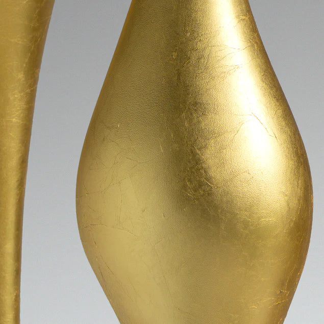 Fiberglass Ghost Sculpture 51"H Gold By Gold Leaf Design Group - Image 3