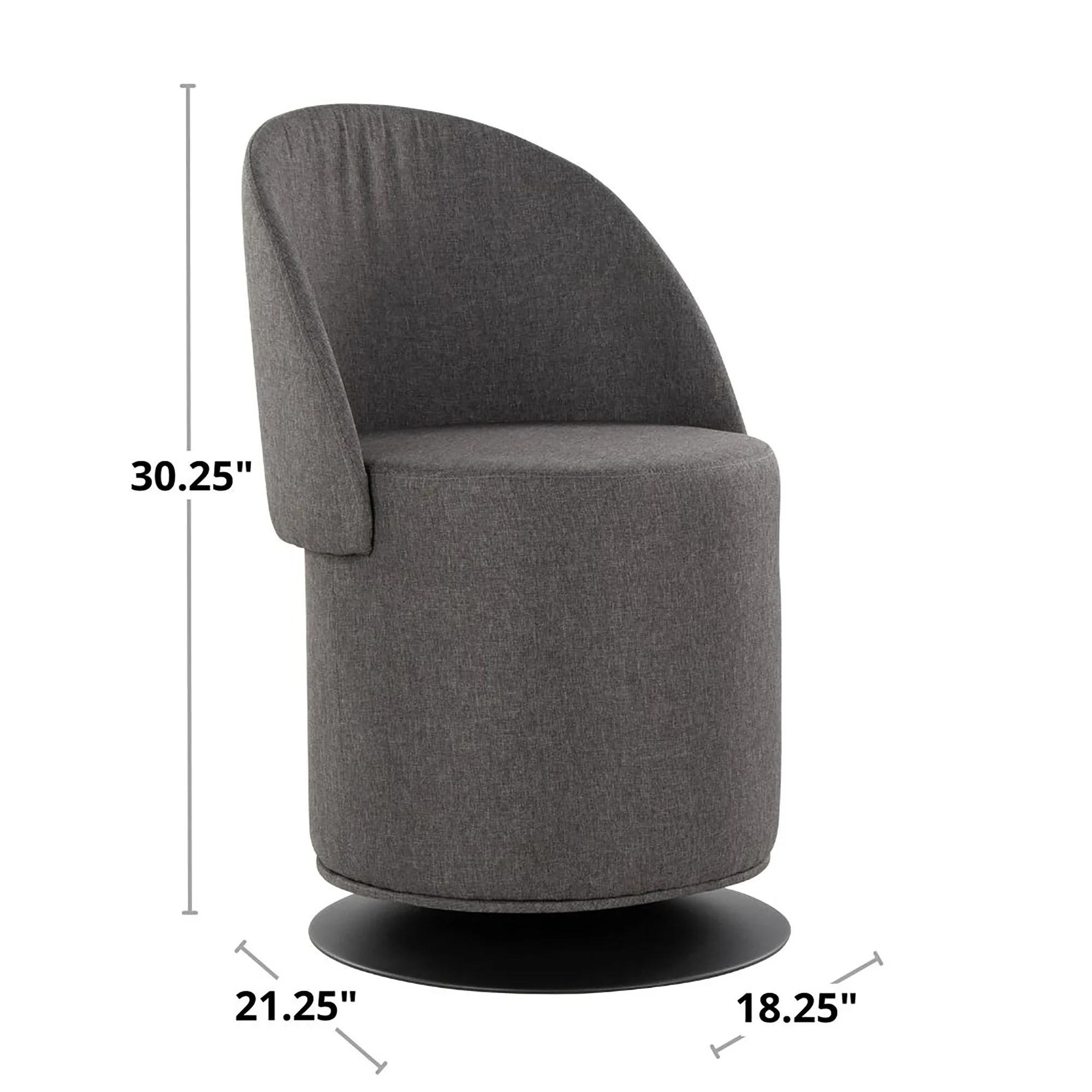Finch Chair By LumiSource - CH-FINCH BKCHAR - Image 8