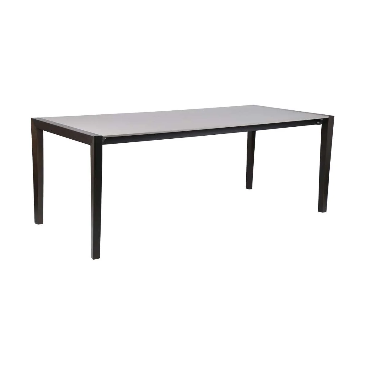 Fineline and Clip Indoor Outdoor 9 Piece Dining Set in Dark Eucalyptus Wood with Superstone and Black Rope By Armen Living - Image 22