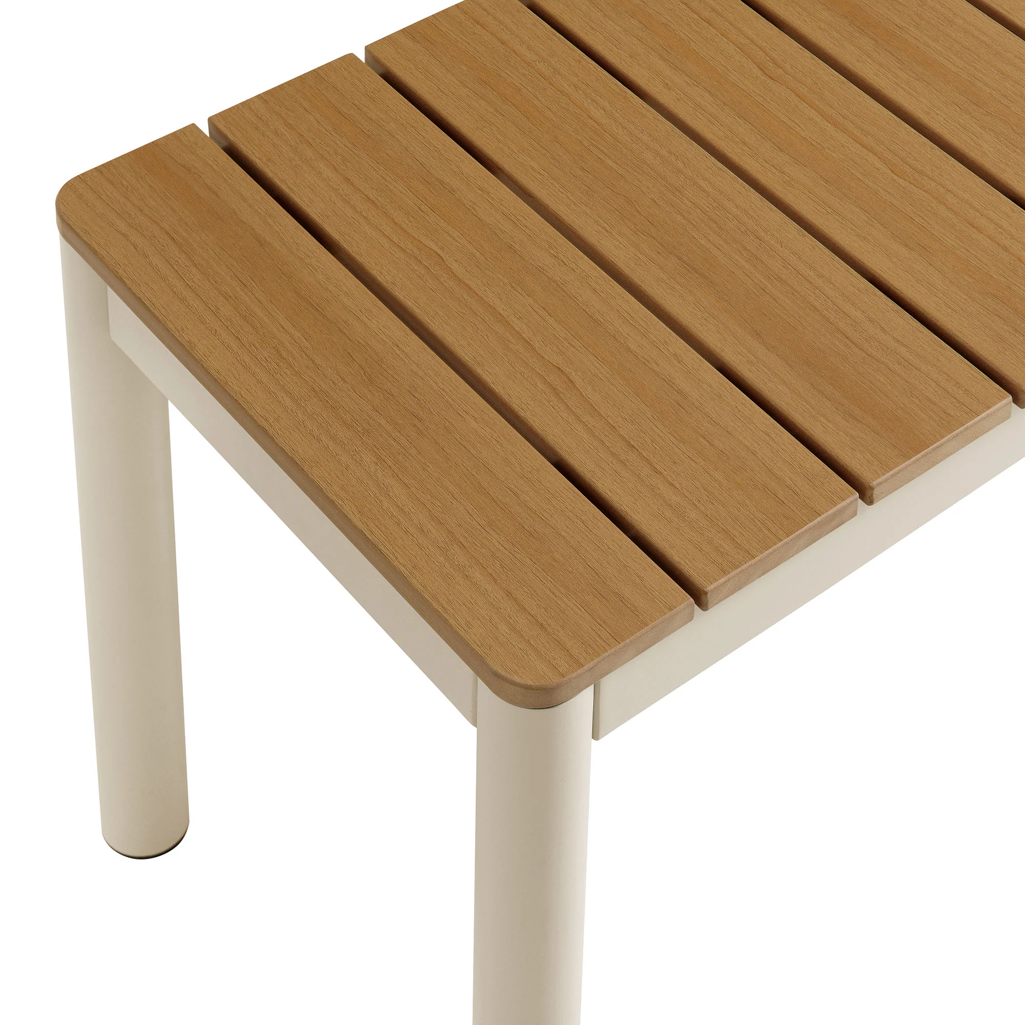Finn Outdoor Patio Aluminum Bench with Faux Wood Top by Modway - Image 6