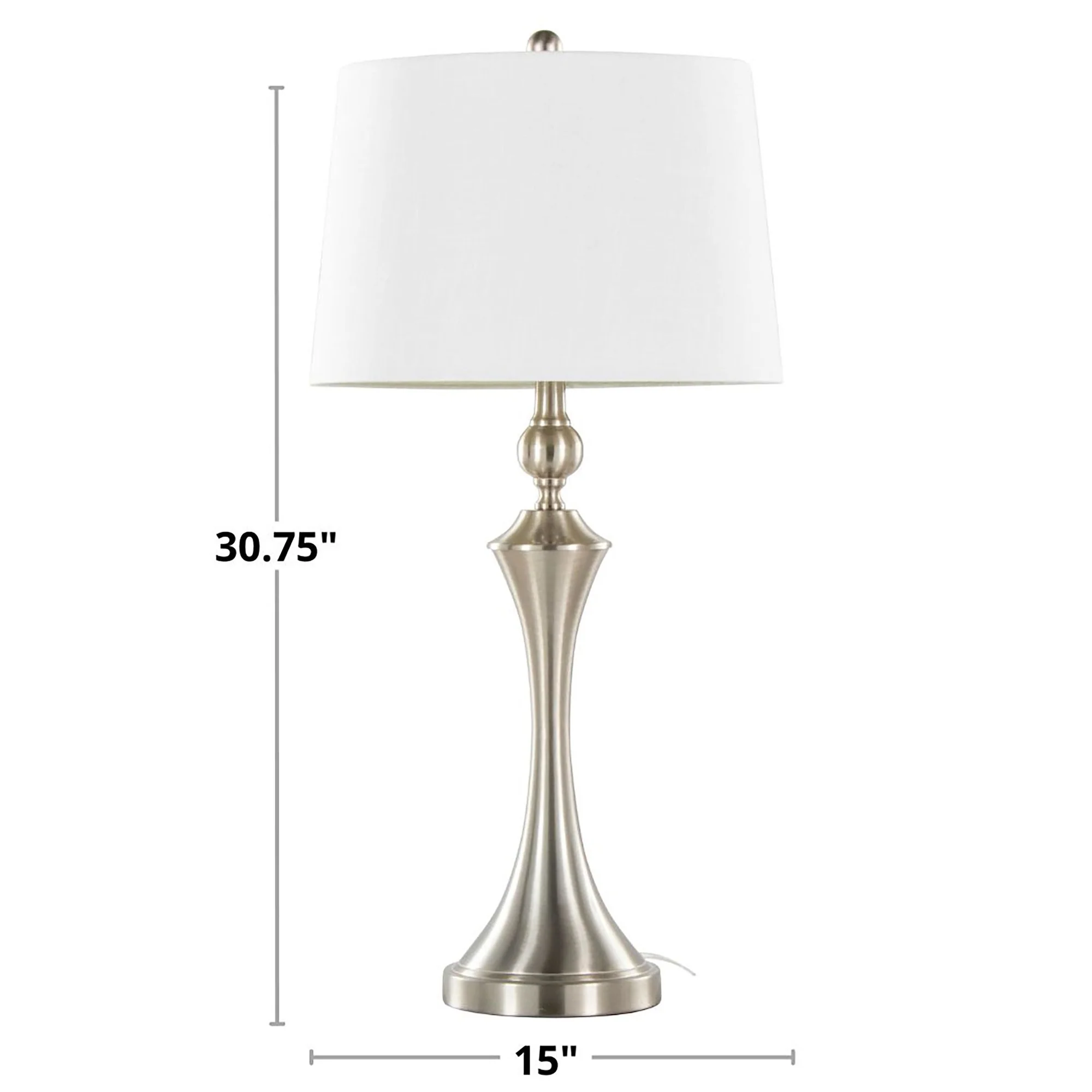 Flint 30" Metal Table Lamp with USB - Set of 2 By LumiSource - GTS31-FLINT BNITP2 - Image 8