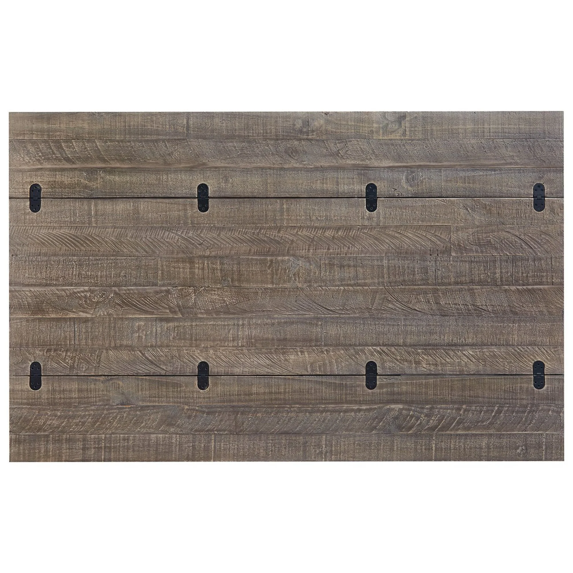 Flip Top Wooden Sofa Table With Open Bottom Shelf Brown And Antique White By Benzara - Image 3