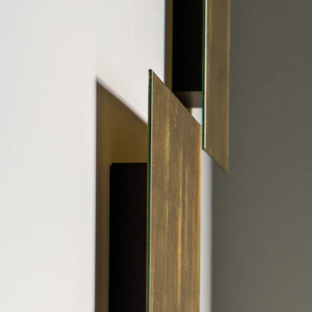 Floating Foil Gold 12"SQ Wall By Gold Leaf Design Group - Image 5