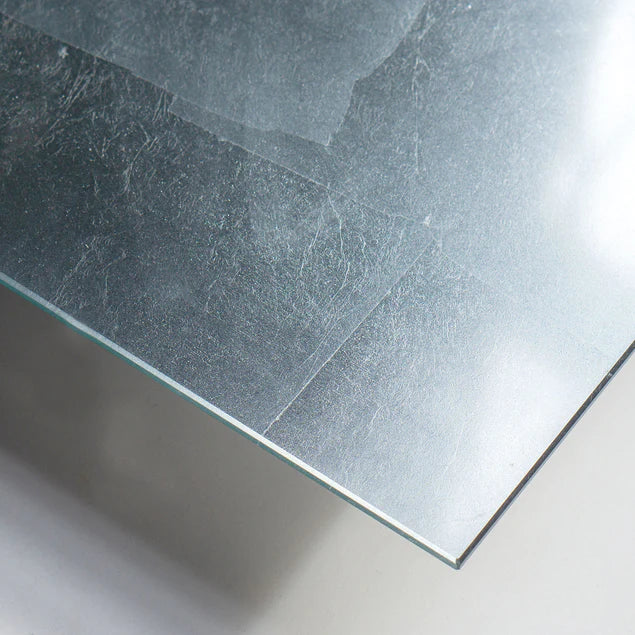 Floating Foil Silver 18"SQ Wall Art By Gold Leaf Design Group - Image 7