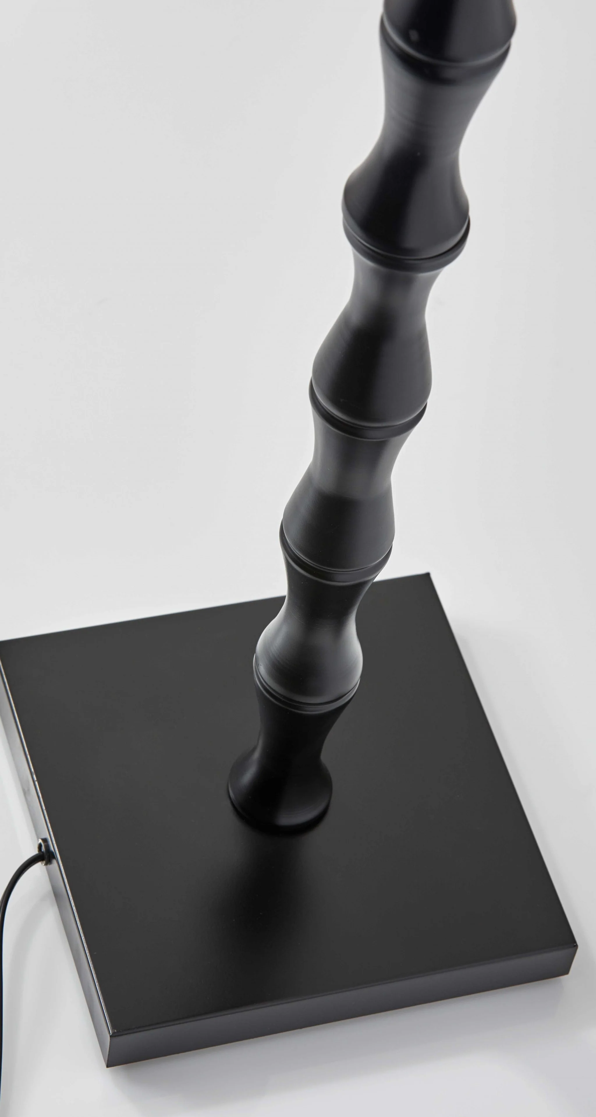 Floor Lamp Black Metal Textured Pole By Homeroots - Image 2