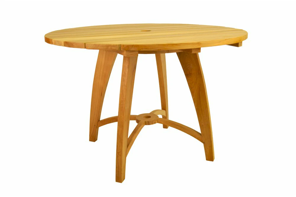 Florence 47" Round Table By Anderson Teak - Image 2