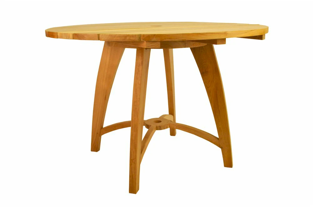 Florence 47" Round Table By Anderson Teak - Image 3
