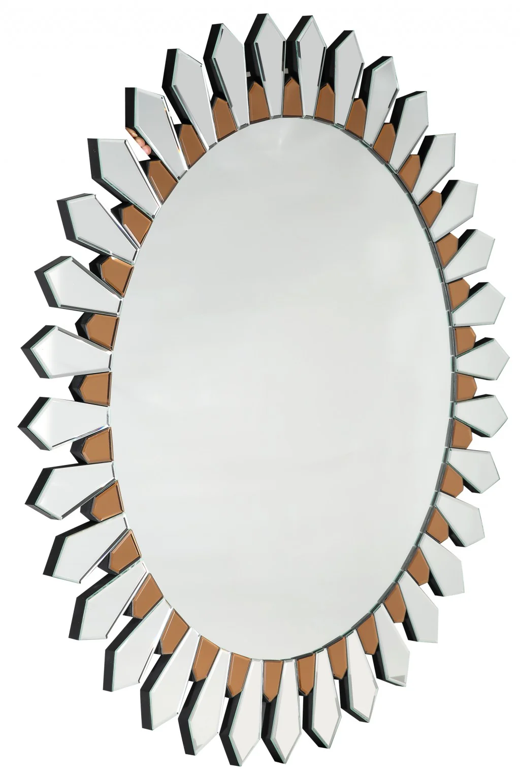 Flower Pedal Wall Mirror By Homeroots - Image 4