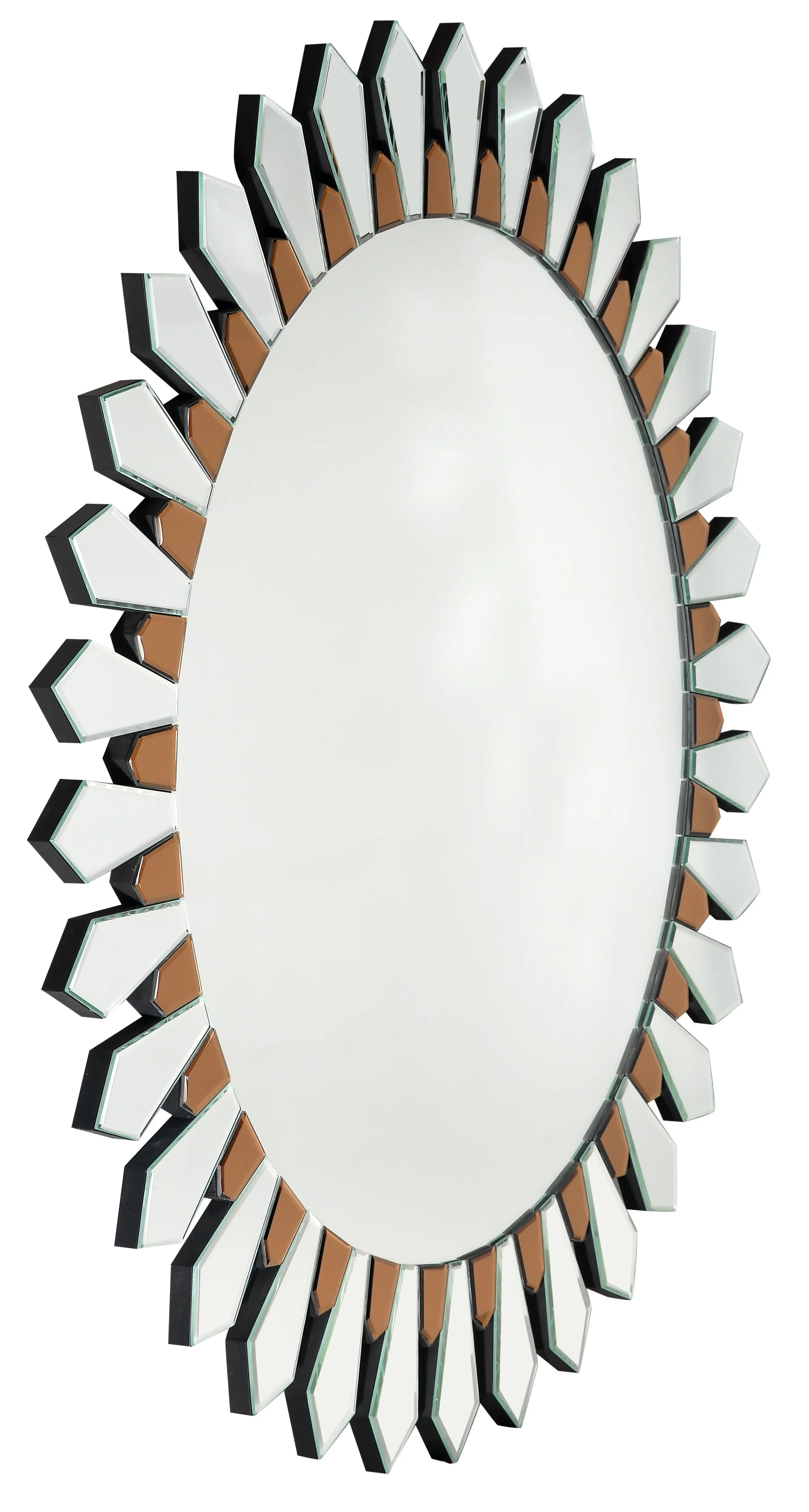 Flower Pedal Wall Mirror By Homeroots - Image 5
