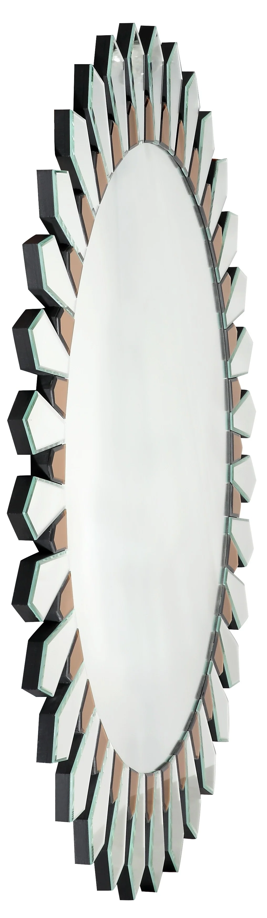 Flower Pedal Wall Mirror By Homeroots - Image 6