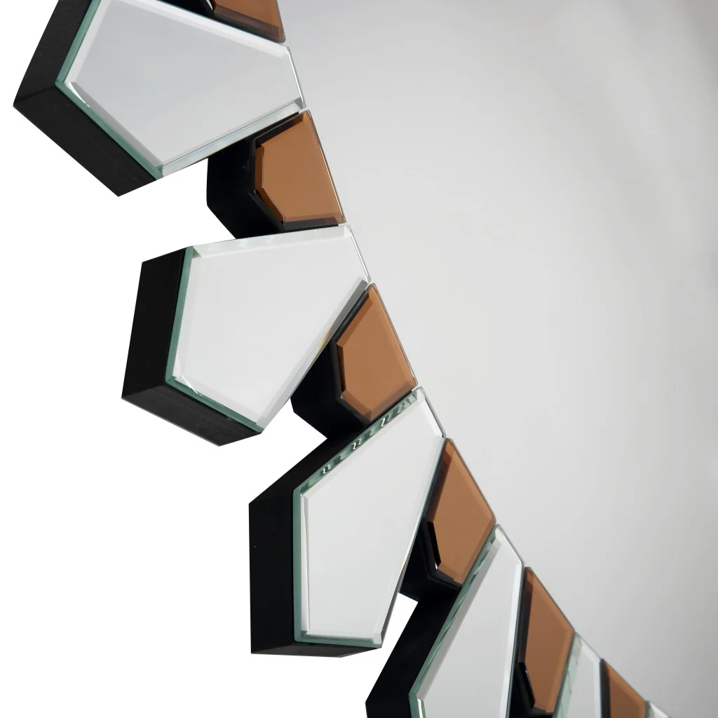 Flower Pedal Wall Mirror By Homeroots - Image 7