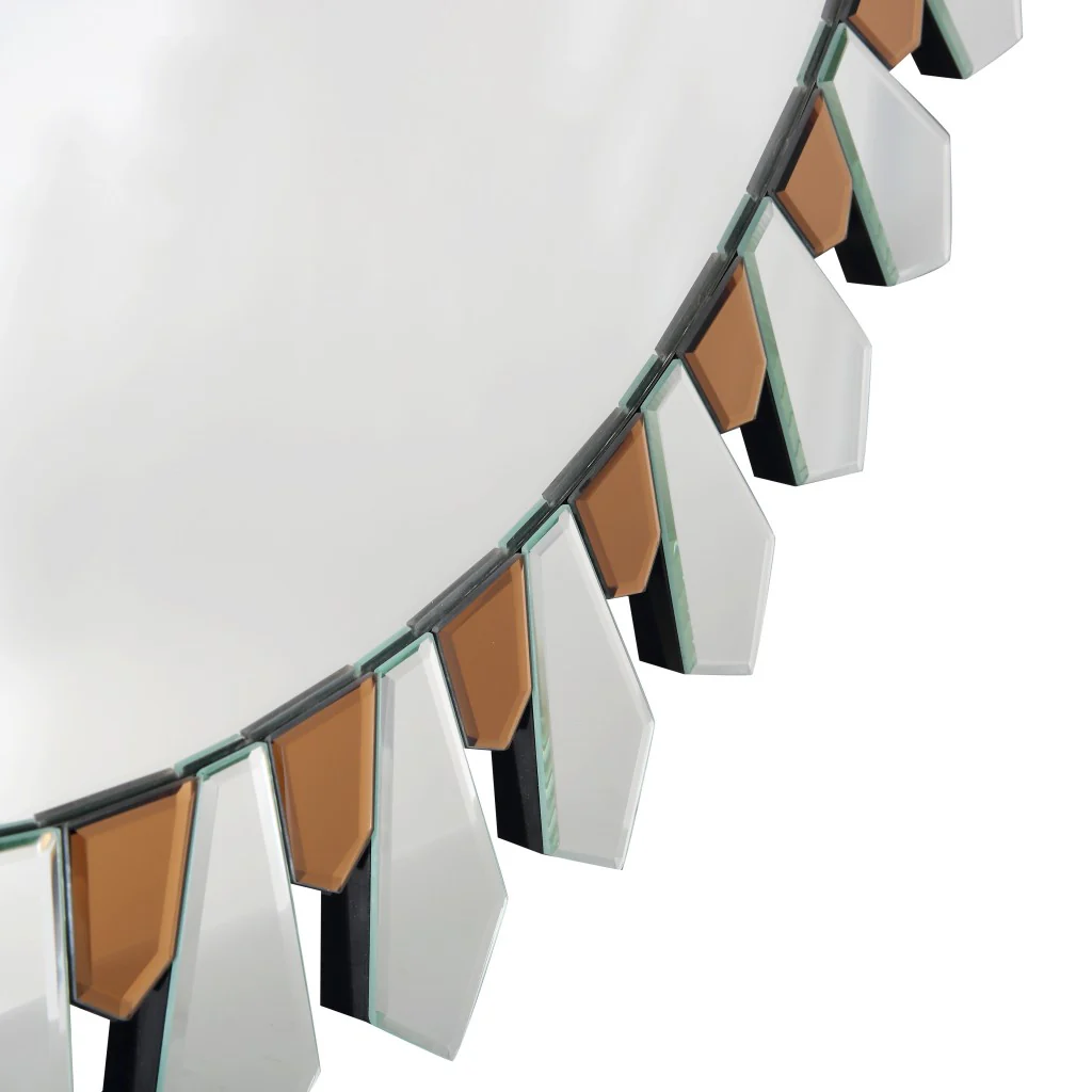 Flower Pedal Wall Mirror By Homeroots - Image 8