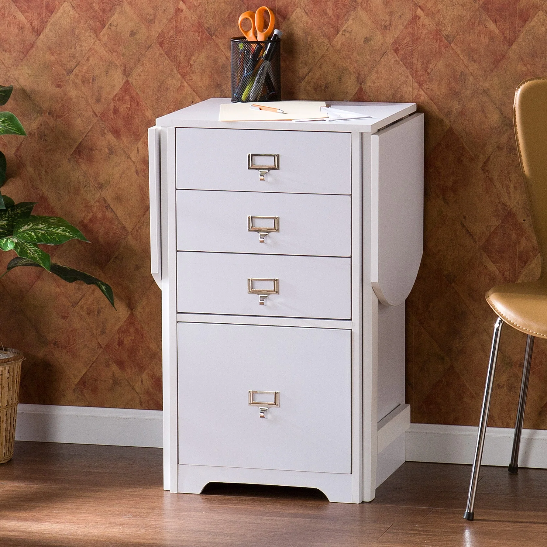 Fold-out Organizer and Craft Desk By Homeroots - Image 3